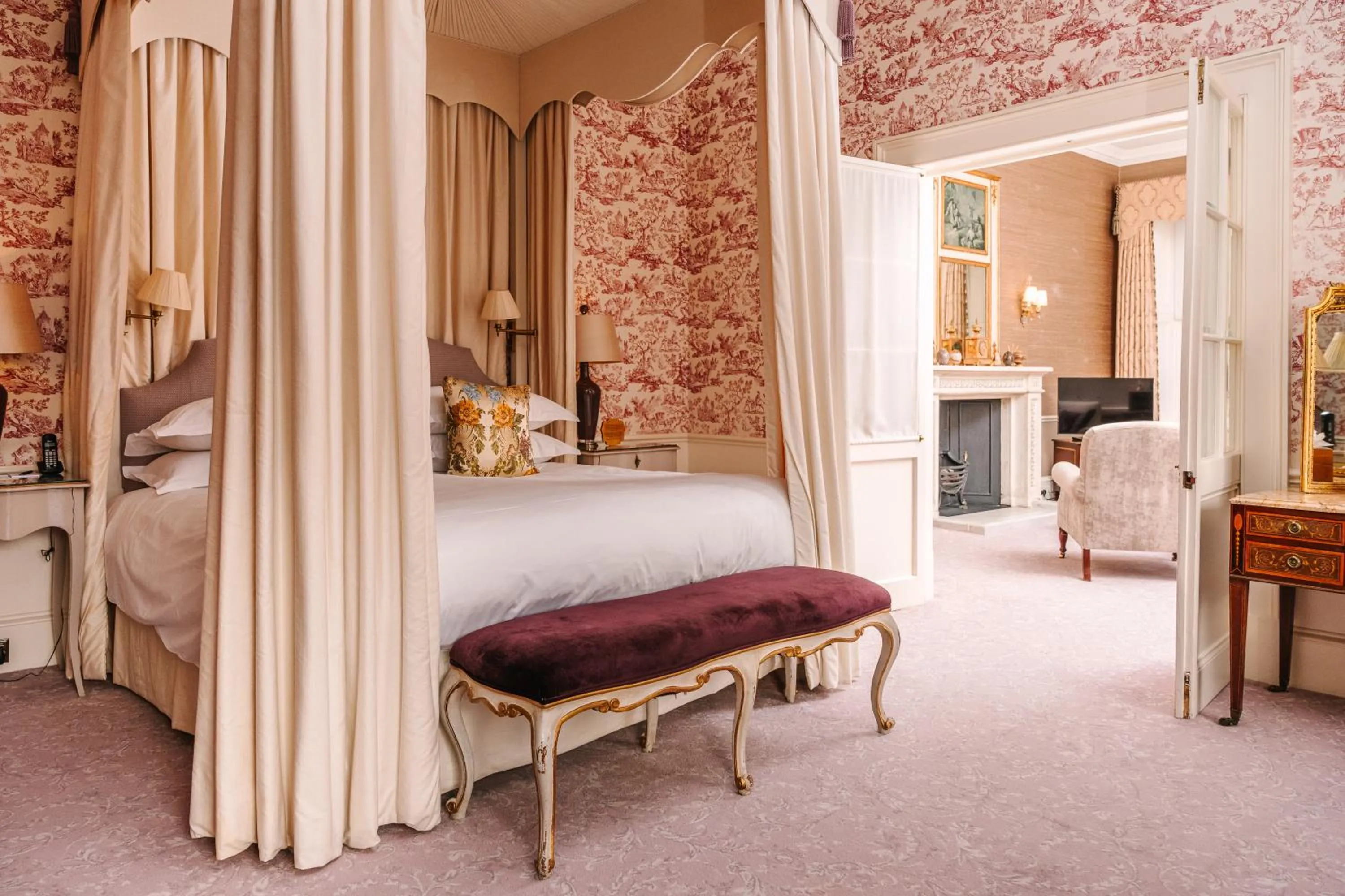 Bed in Cliveden House - an Iconic Luxury Hotel