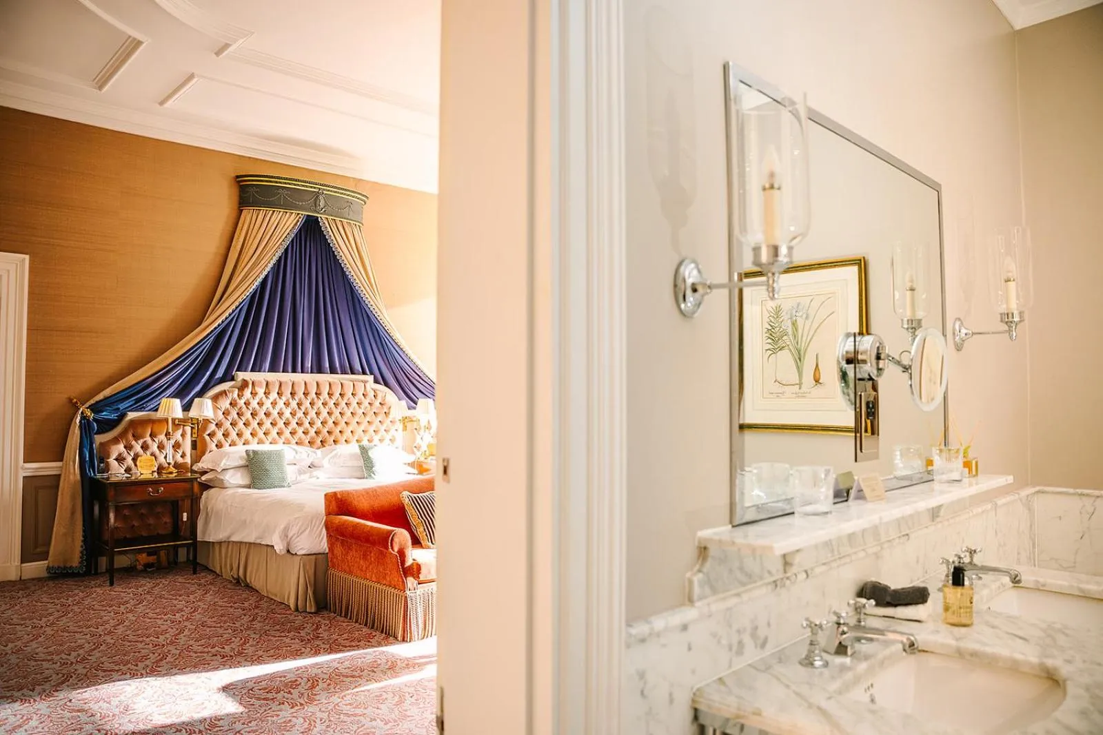 Bed in Cliveden House - an Iconic Luxury Hotel