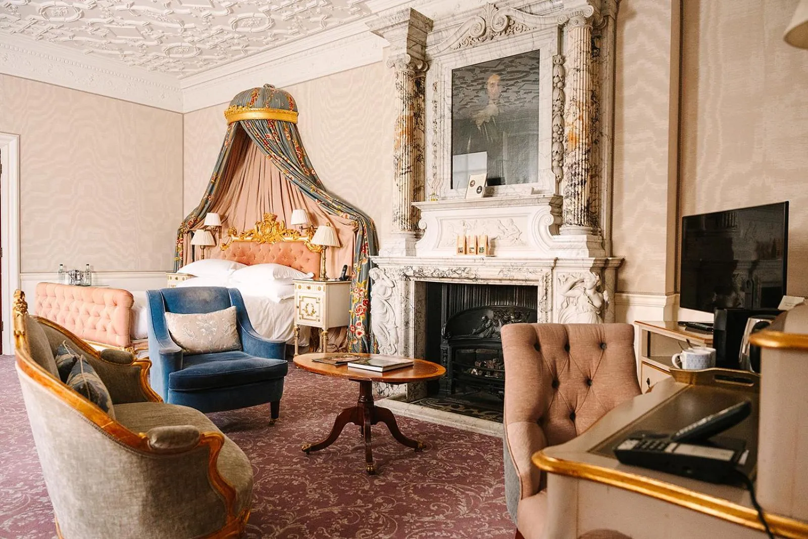 Bedroom in Cliveden House - an Iconic Luxury Hotel
