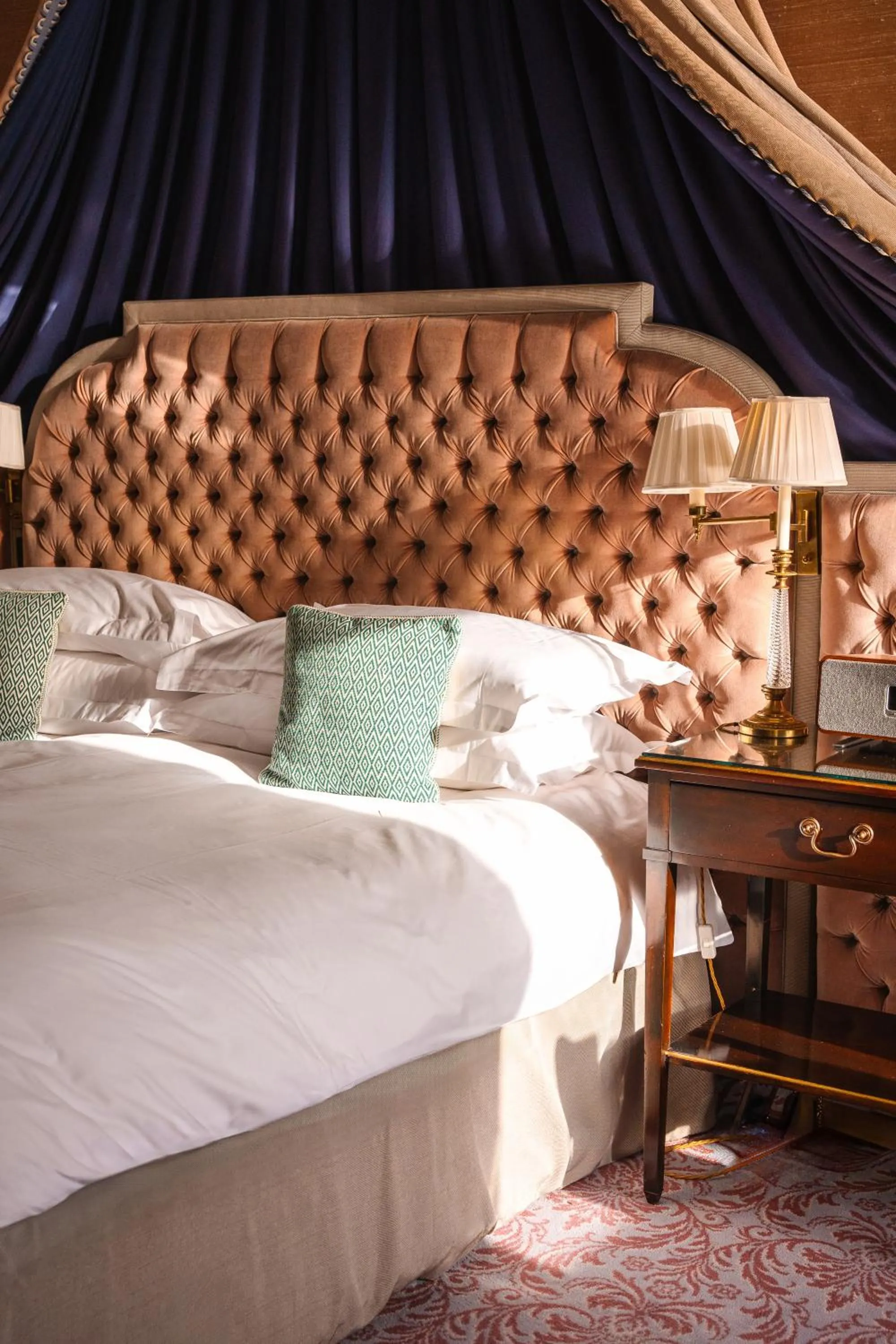 Bed in Cliveden House - an Iconic Luxury Hotel