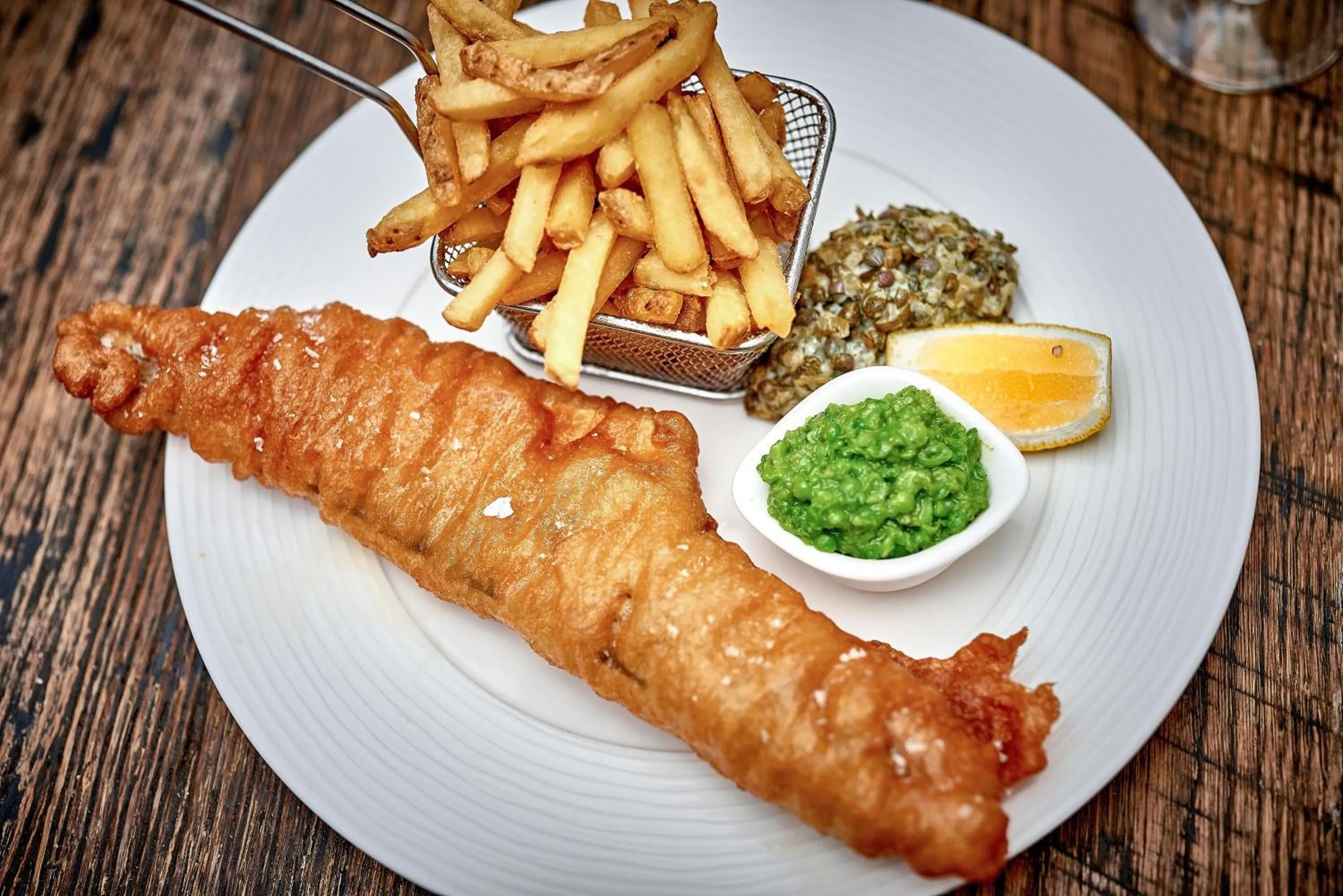 Food close-up in The Slaughters Country Inn