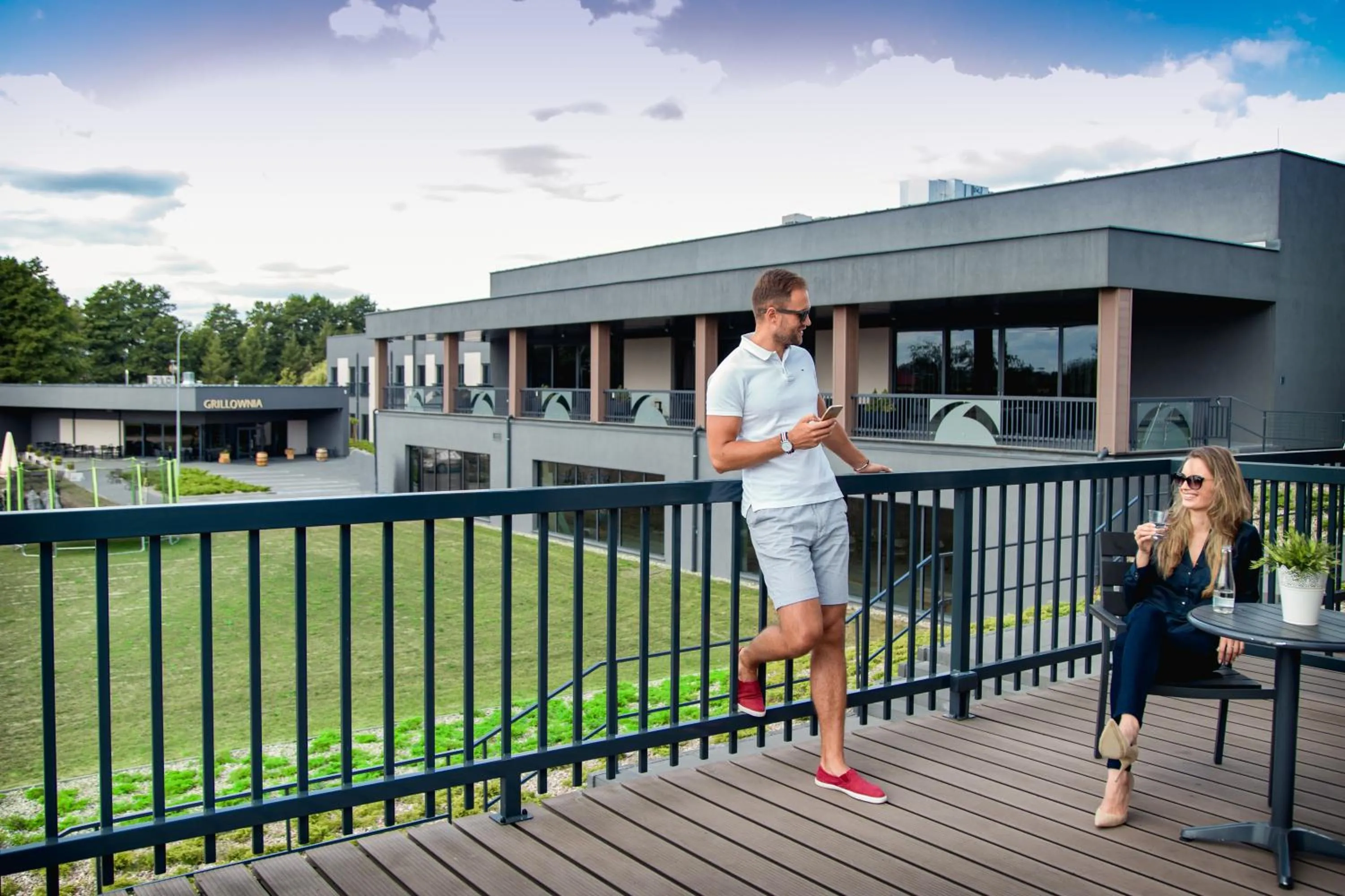 Patio in Hotel Rondo