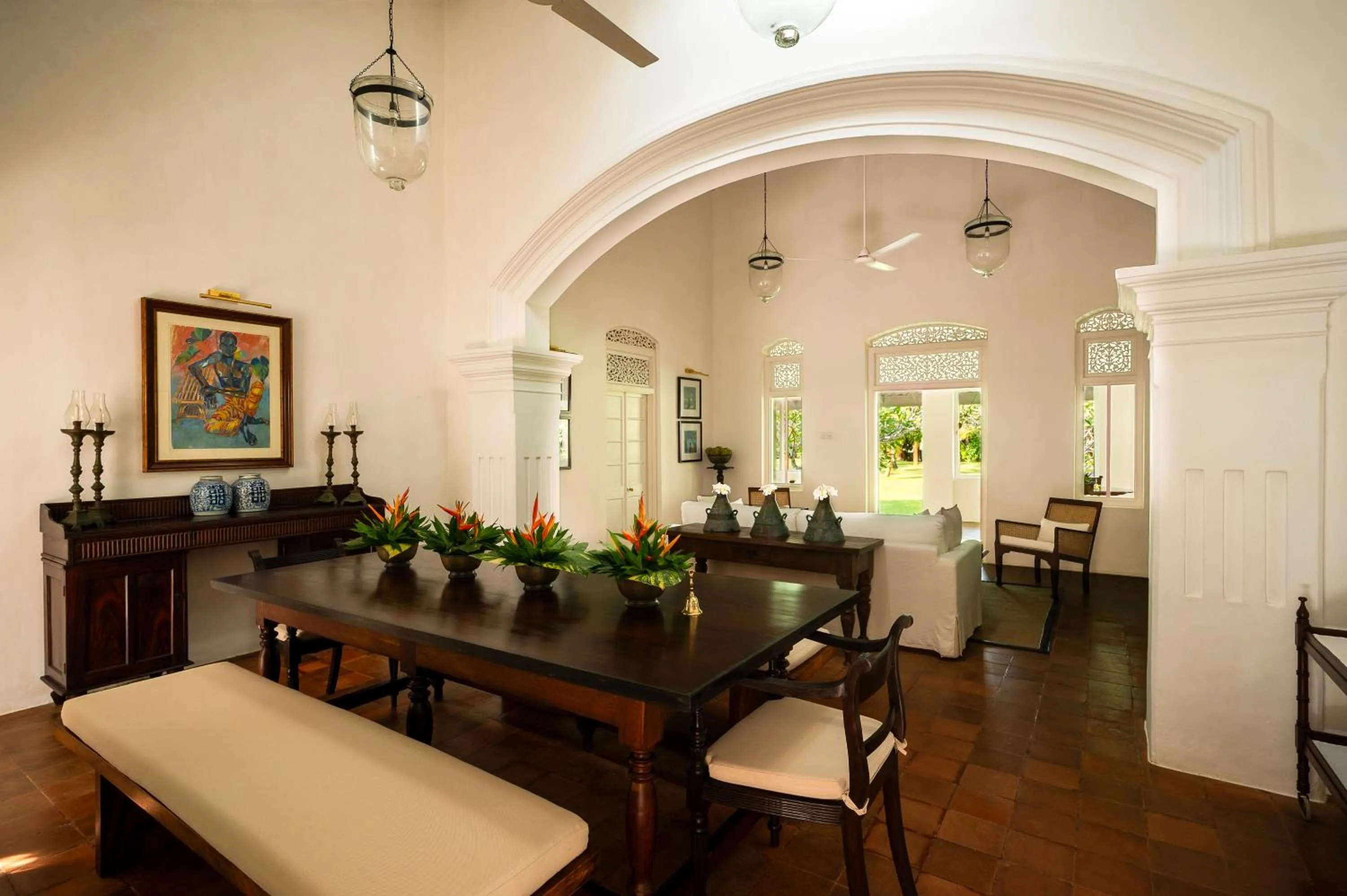 Living room in Nyne Hotels Rock Villa - Bentota