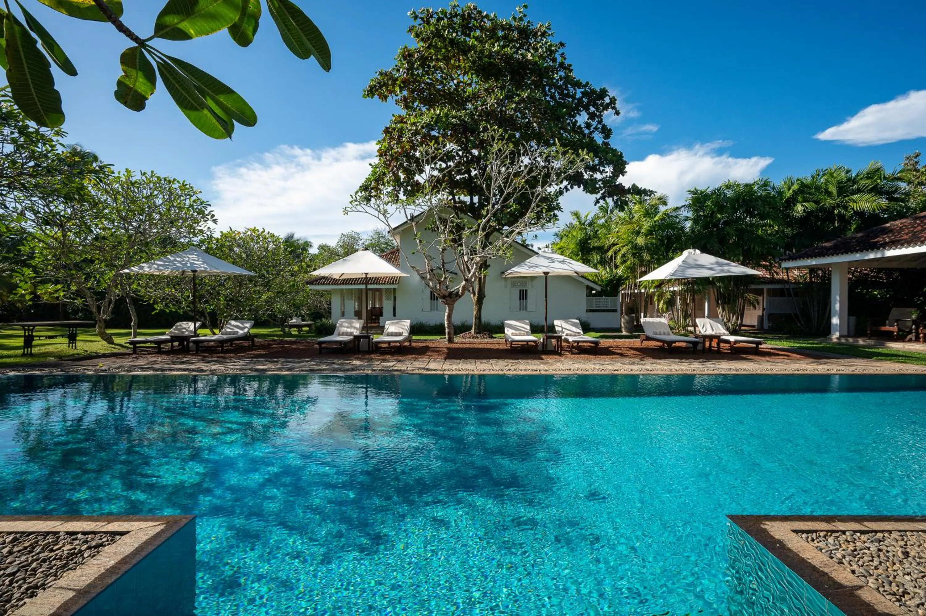 Pool view in Nyne Hotels Rock Villa - Bentota