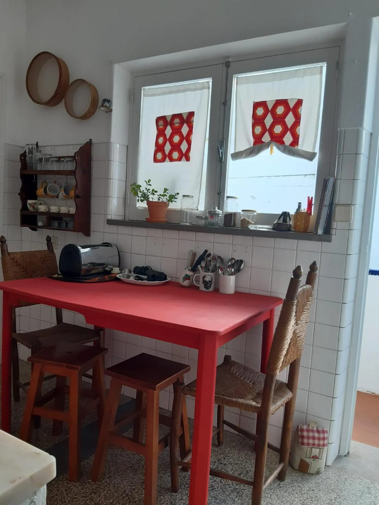 Kitchen or kitchenette in Olive Hostel Lagos