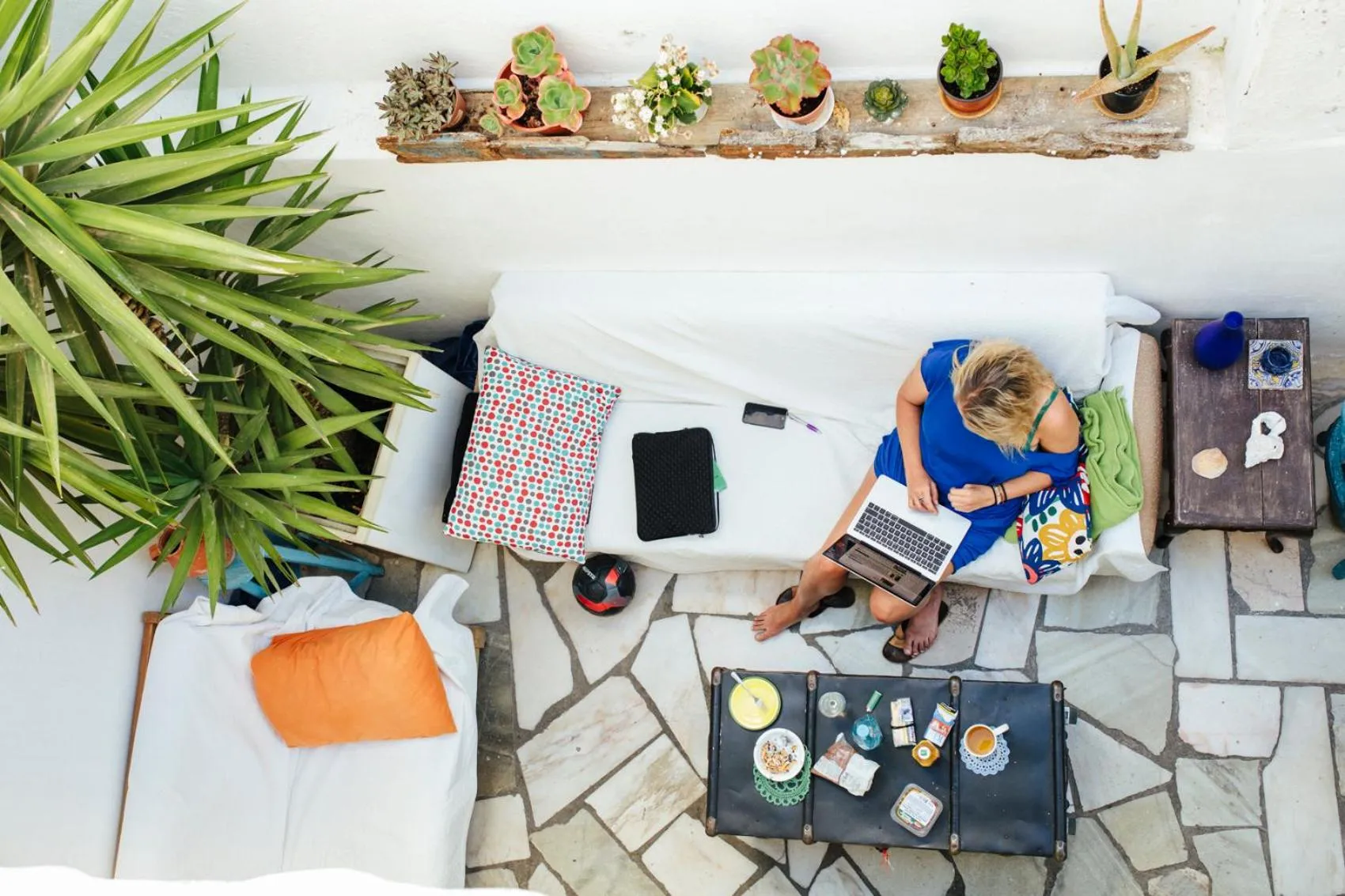 Patio in Olive Hostel Lagos
