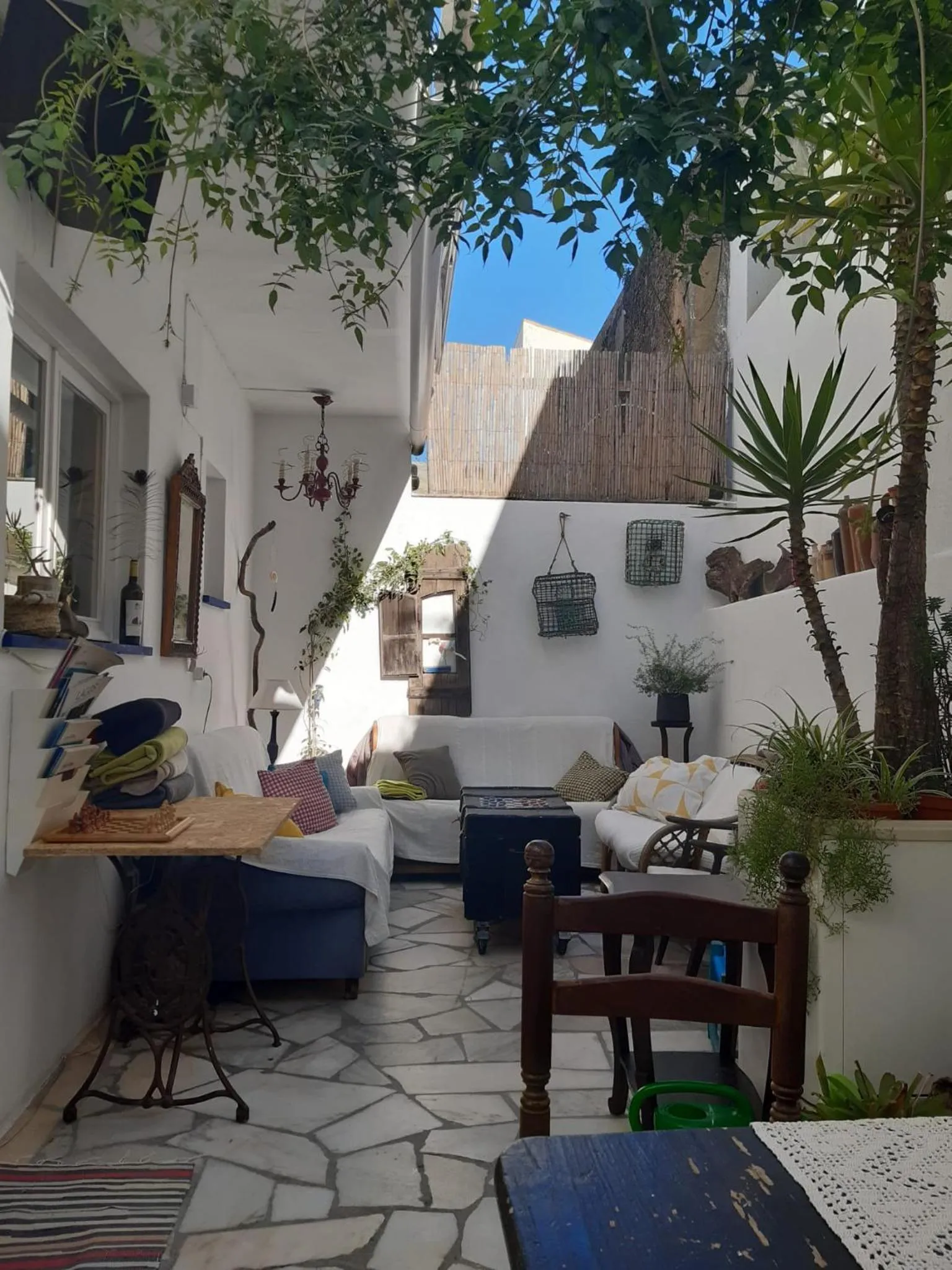 Seating area in Olive Hostel Lagos