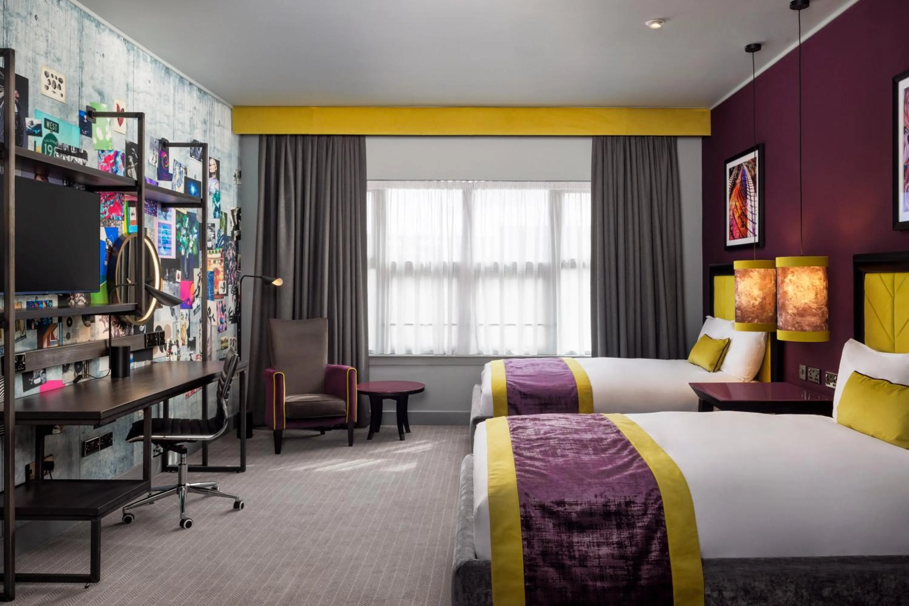 Bedroom, Bed in Malmaison Newcastle