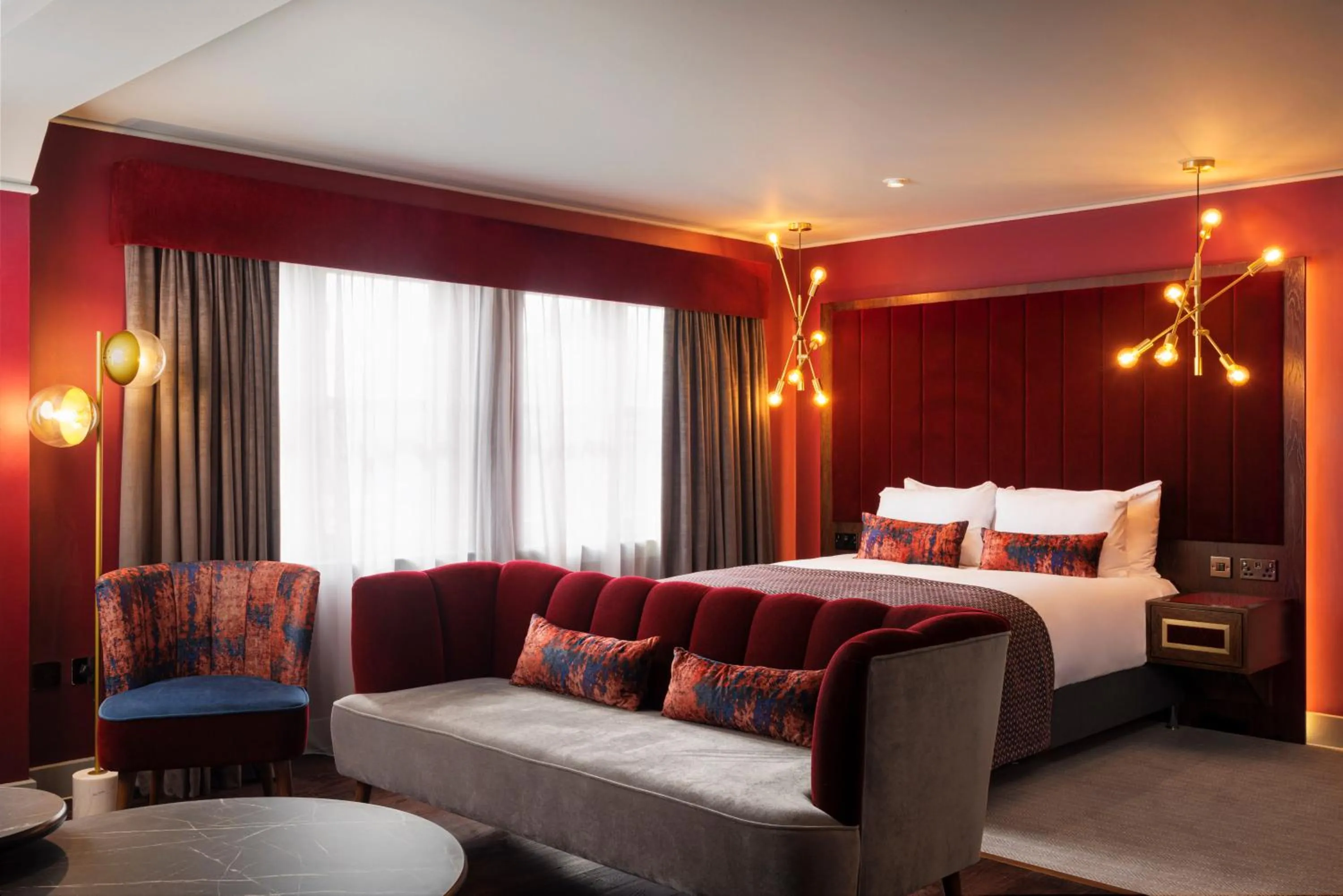 Bedroom, Bed in Malmaison Newcastle