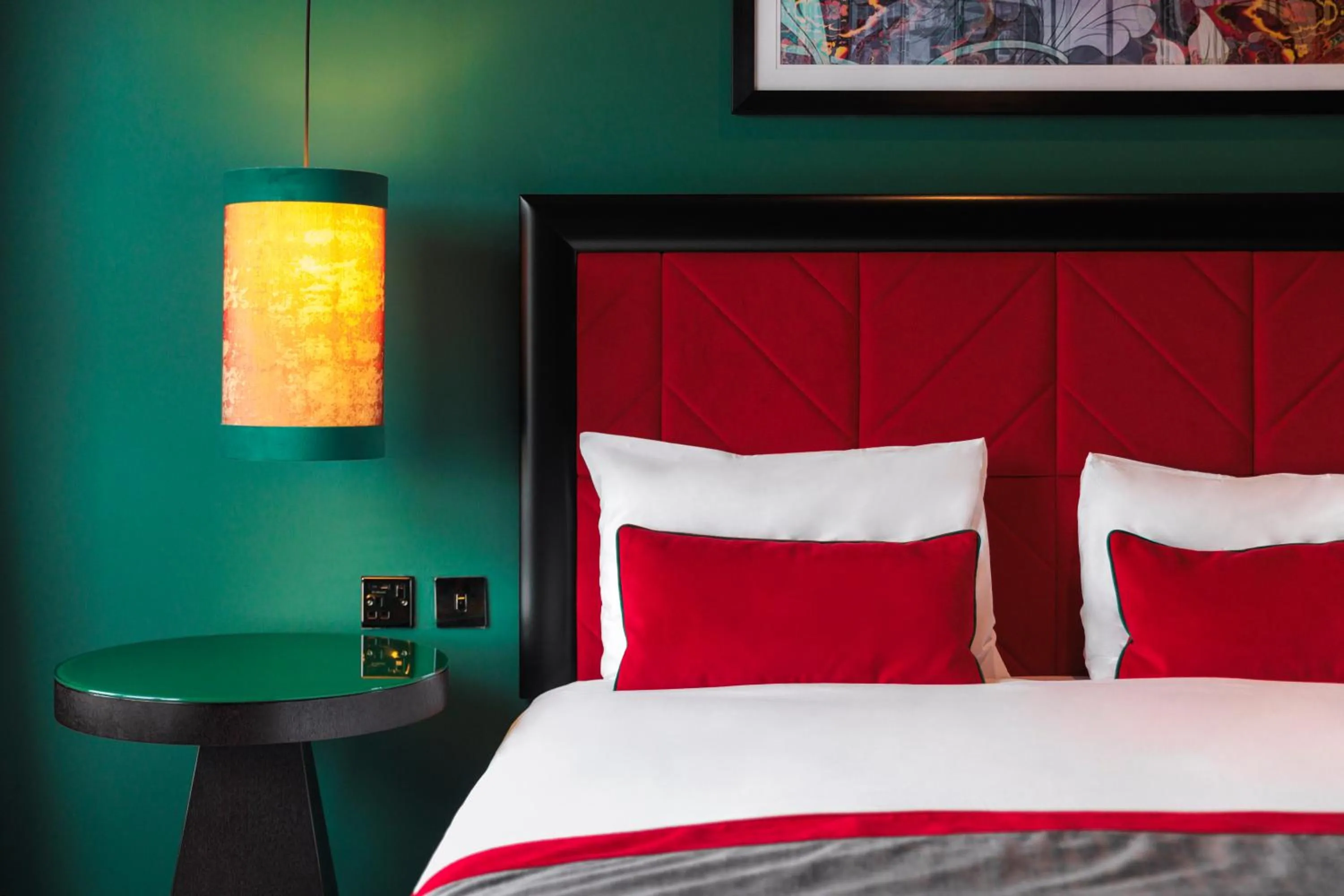 Bedroom, Bed in Malmaison Newcastle