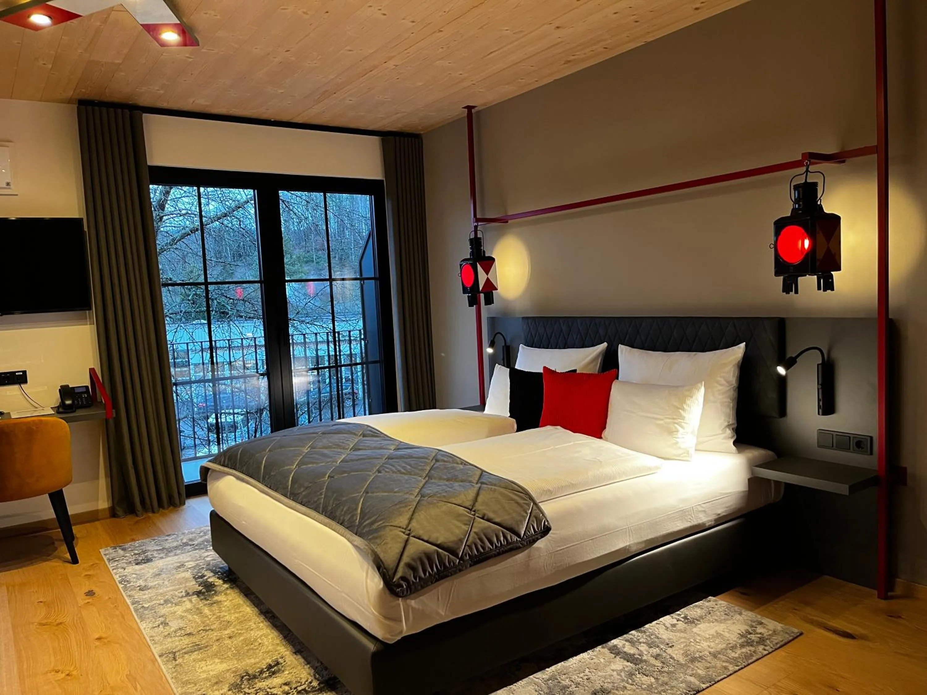 Double Room - single occupancy in Ferienbahnhof Reichenbach