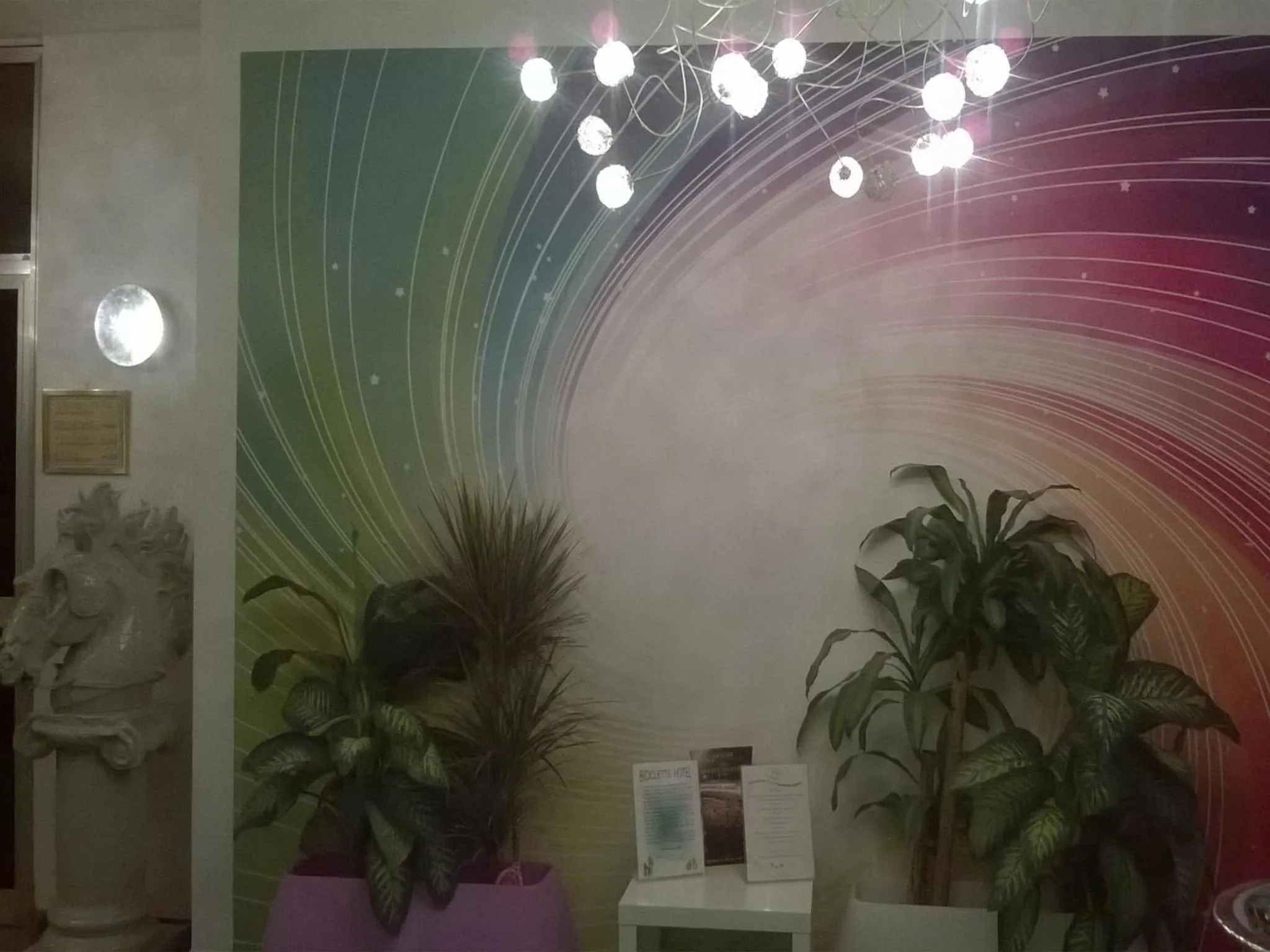 Decorative detail in Hotel Parco