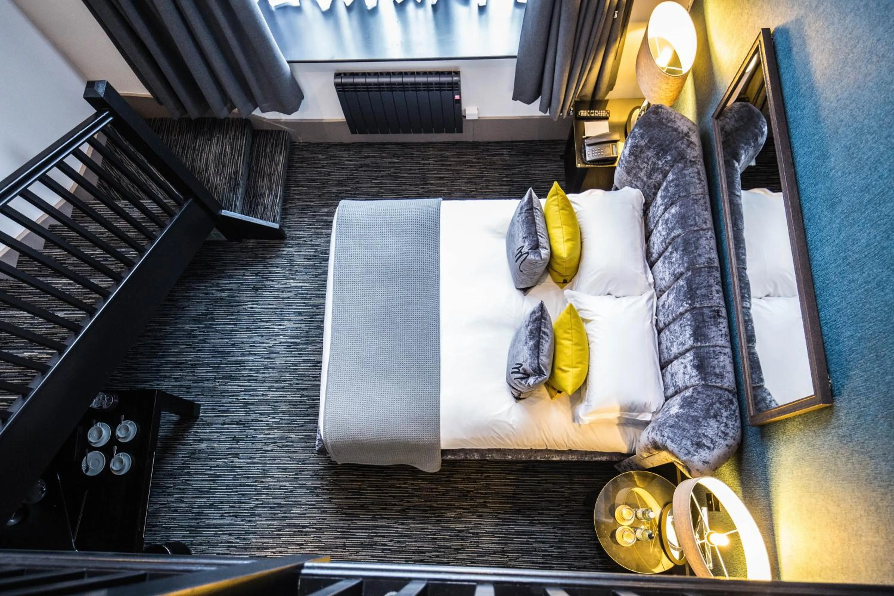 Bedroom, Bed in Malmaison Oxford