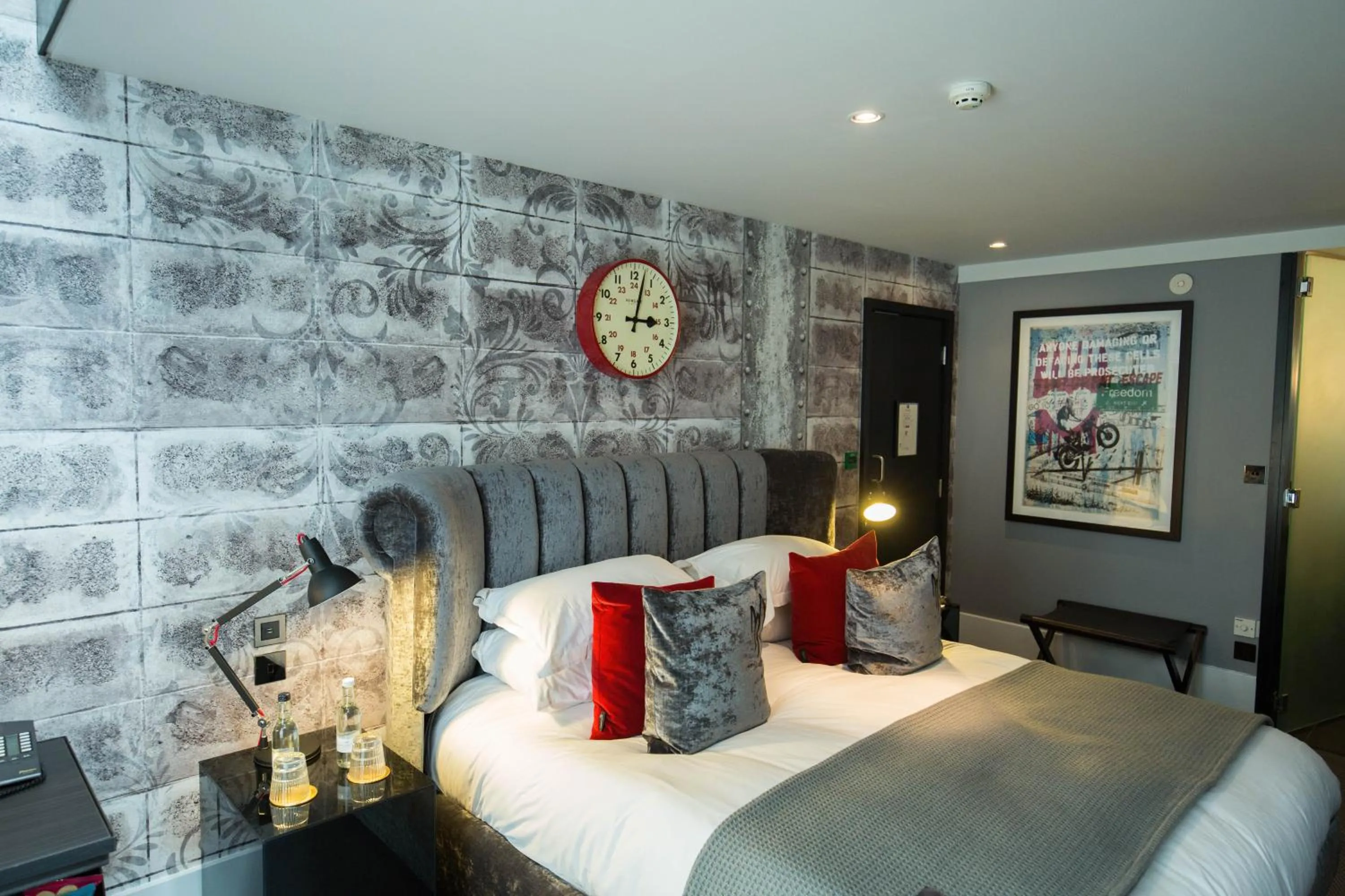 Bedroom, Bed in Malmaison Oxford