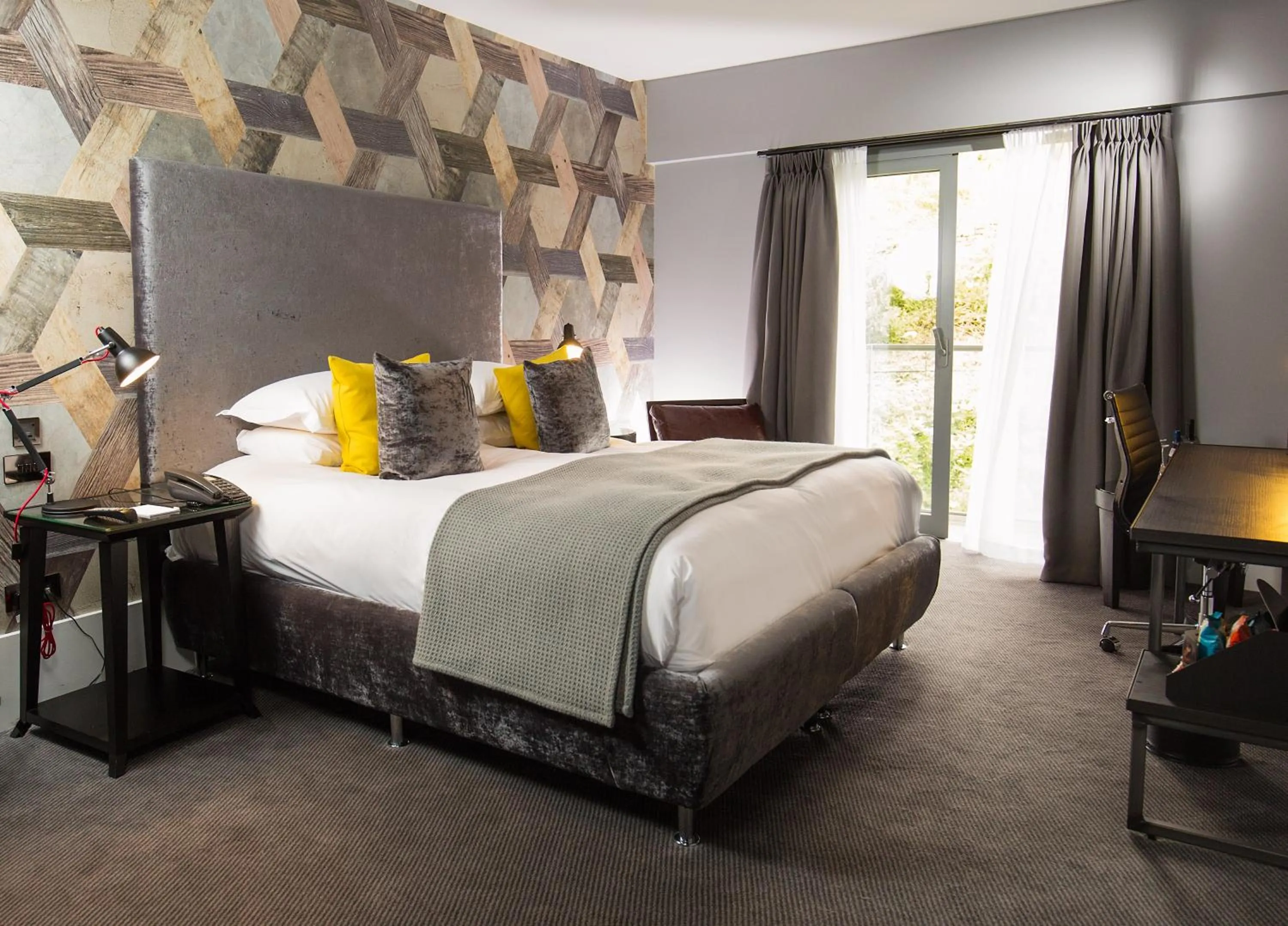 Bedroom, Bed in Malmaison Oxford