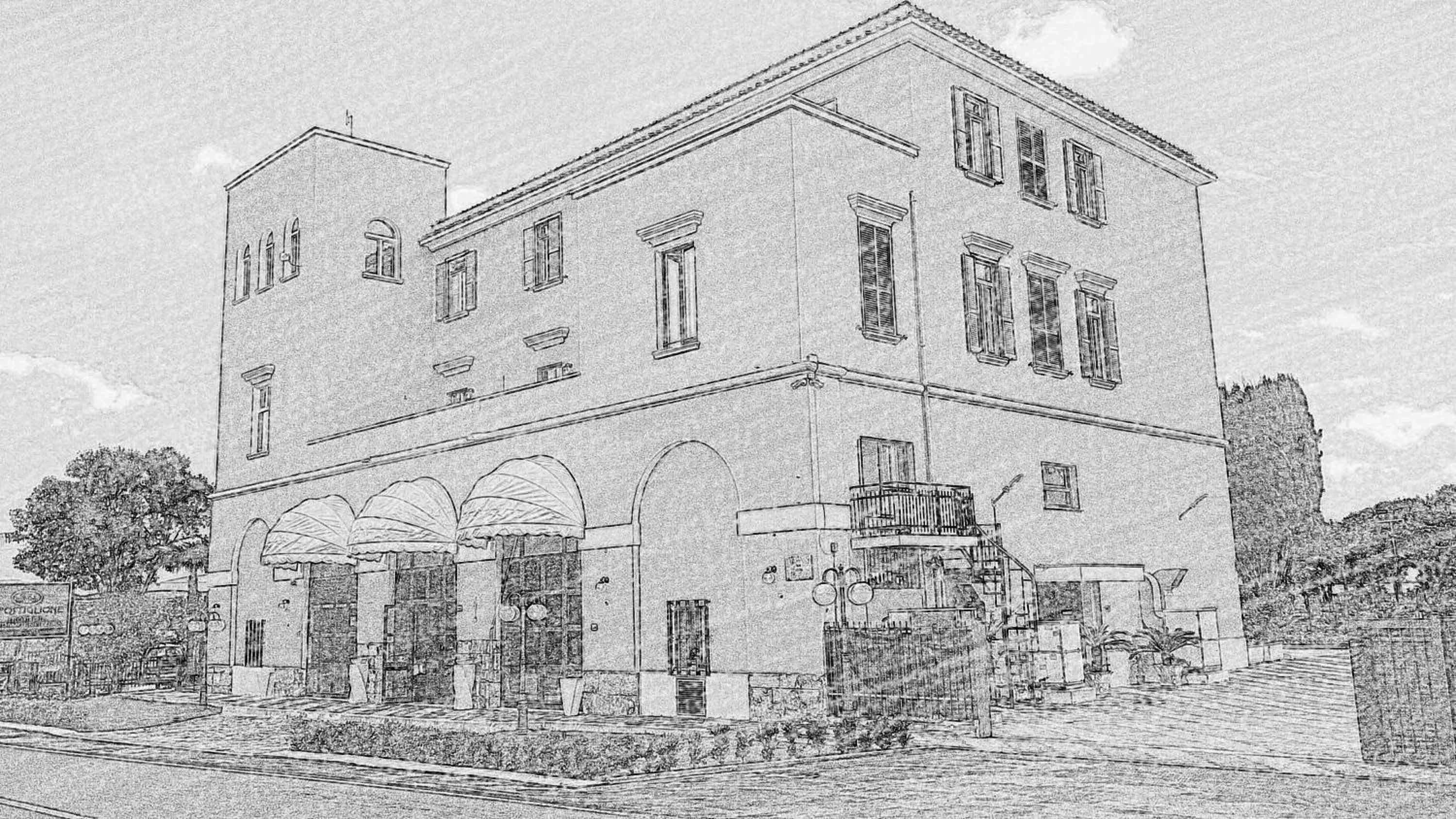 Bird's eye view in Il Postiglione Hotel - Sala Ricevimenti Minturno