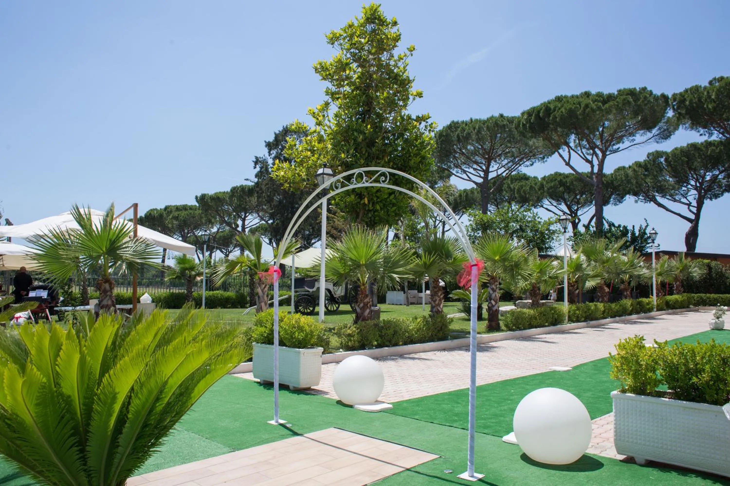 Garden in Il Postiglione Hotel - Sala Ricevimenti Minturno