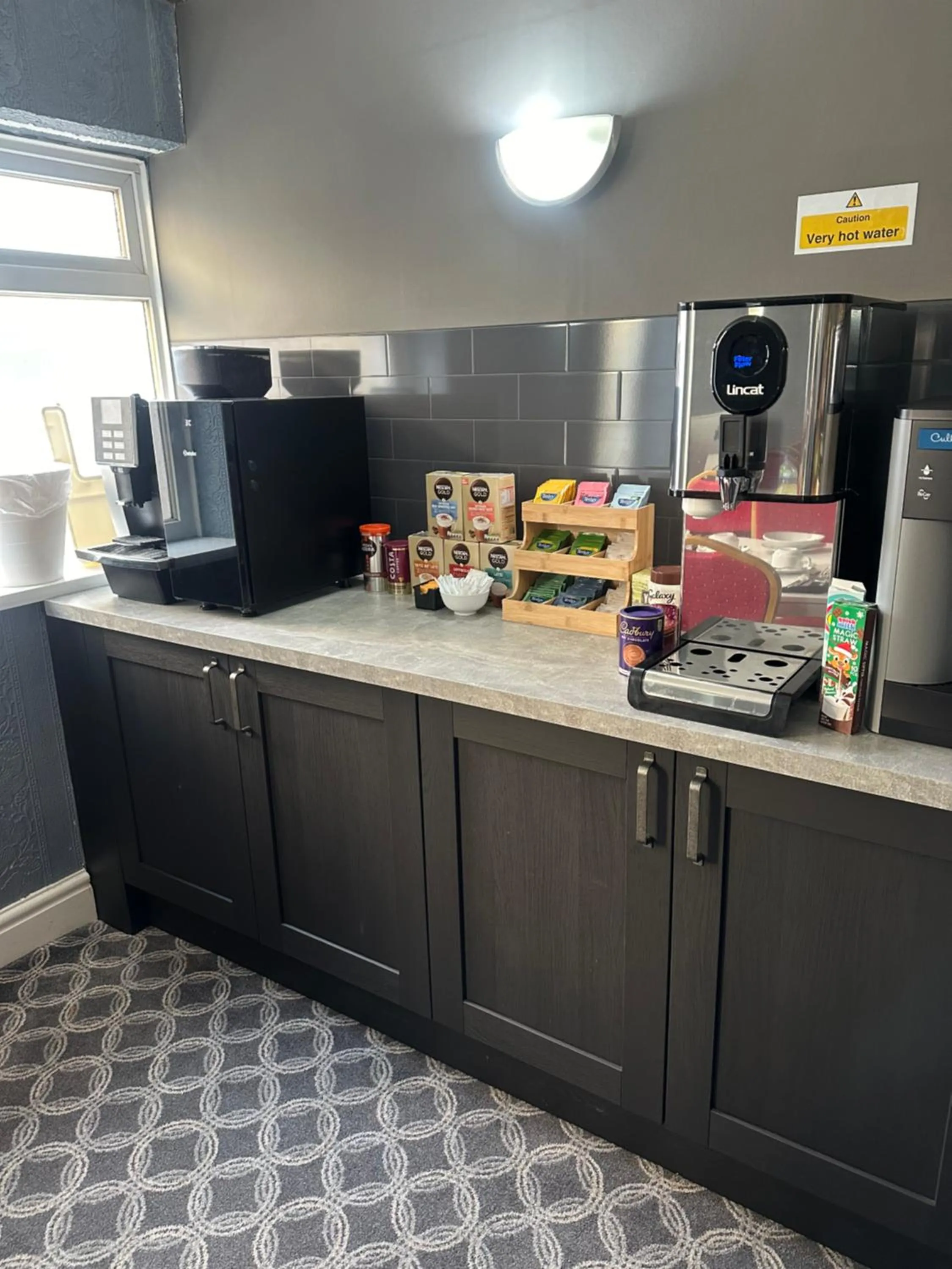 Food and drinks in The Villa Hotel