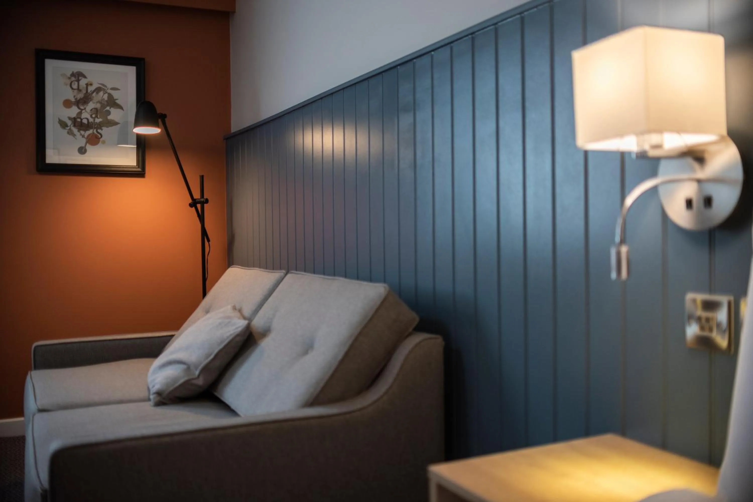 Seating area in Wilmslow Lodge