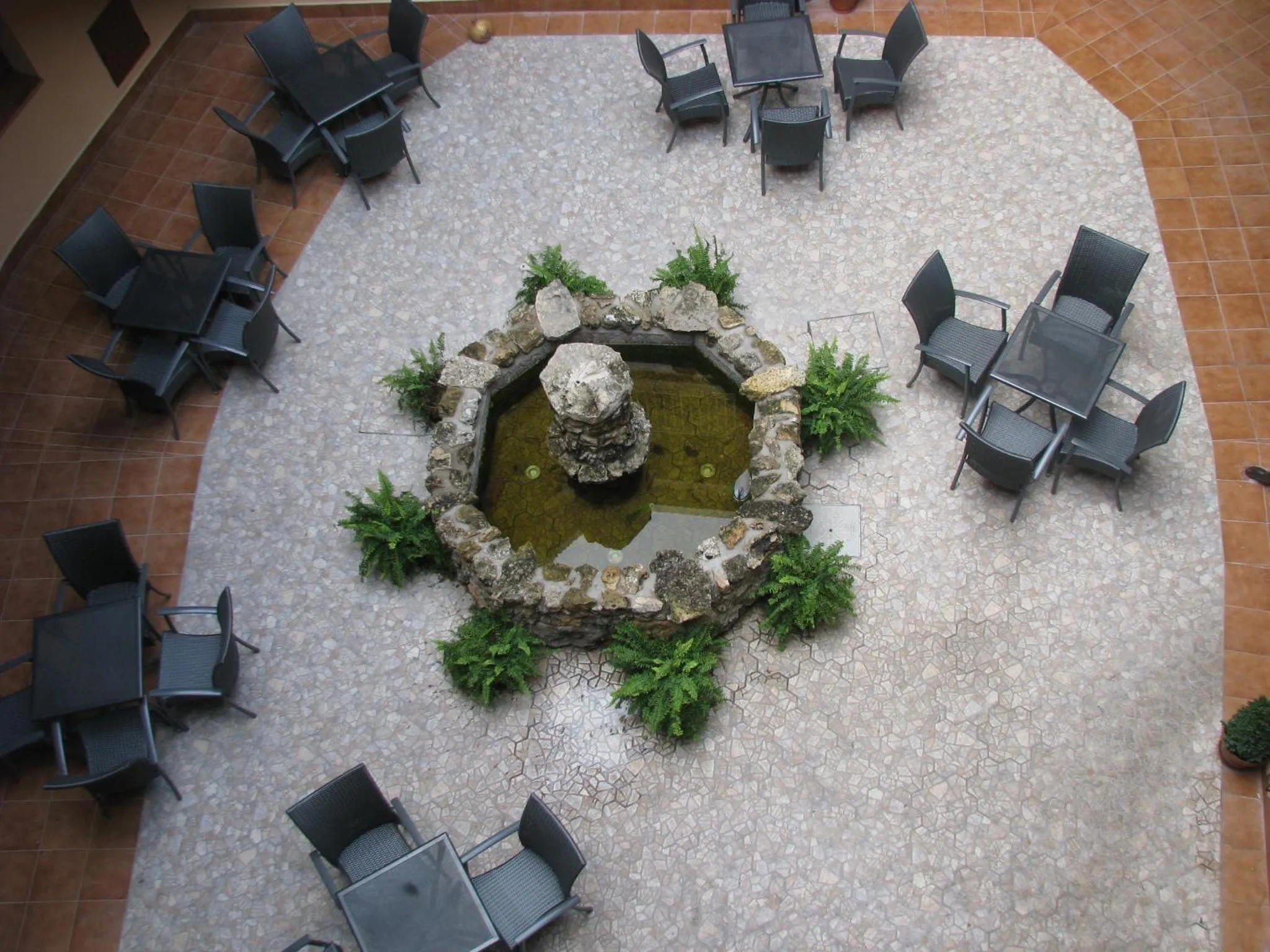 Patio in Apartahotel La Corrala