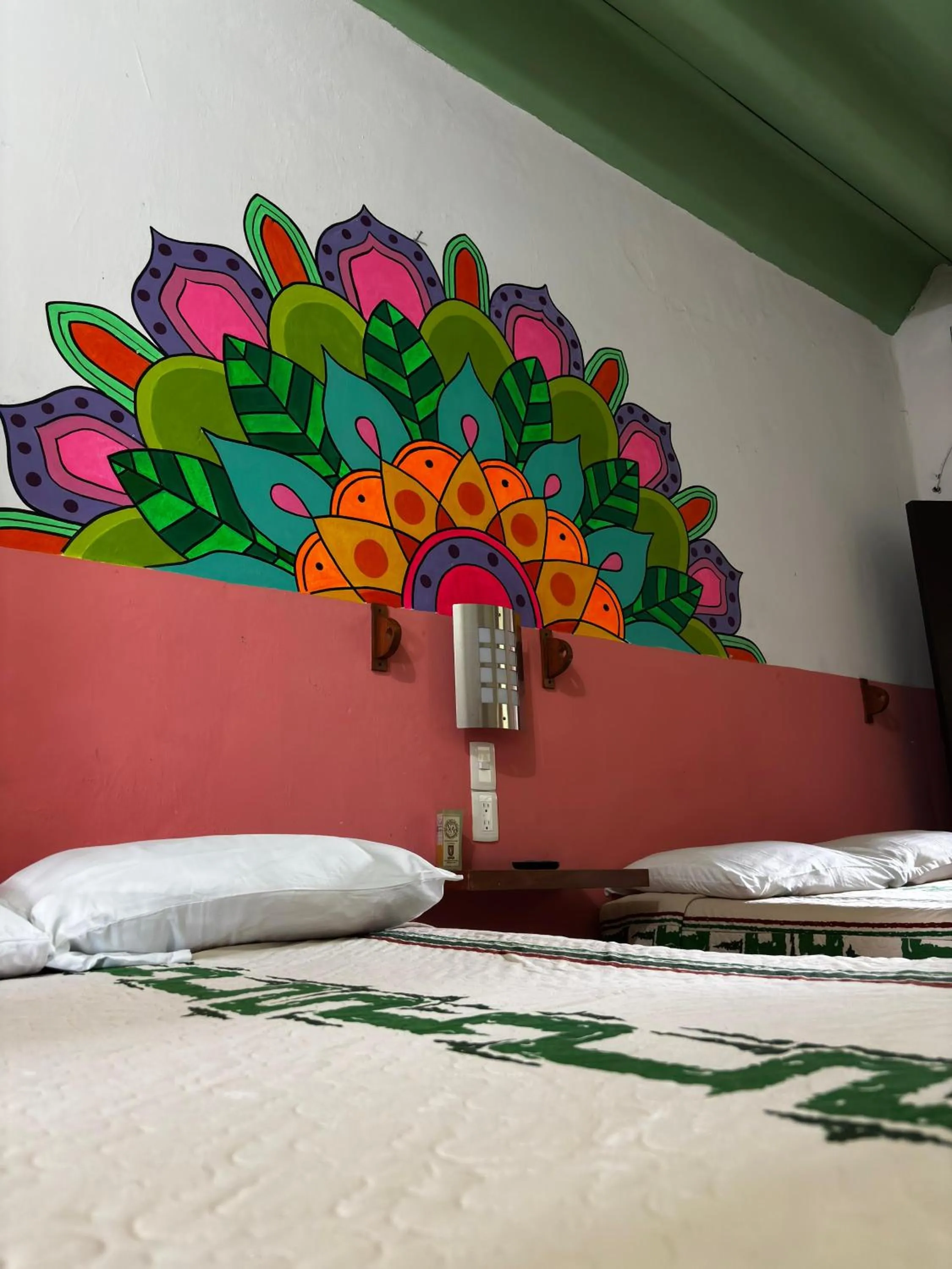 Decorative detail, Bed in Casona del Negro Aguilar