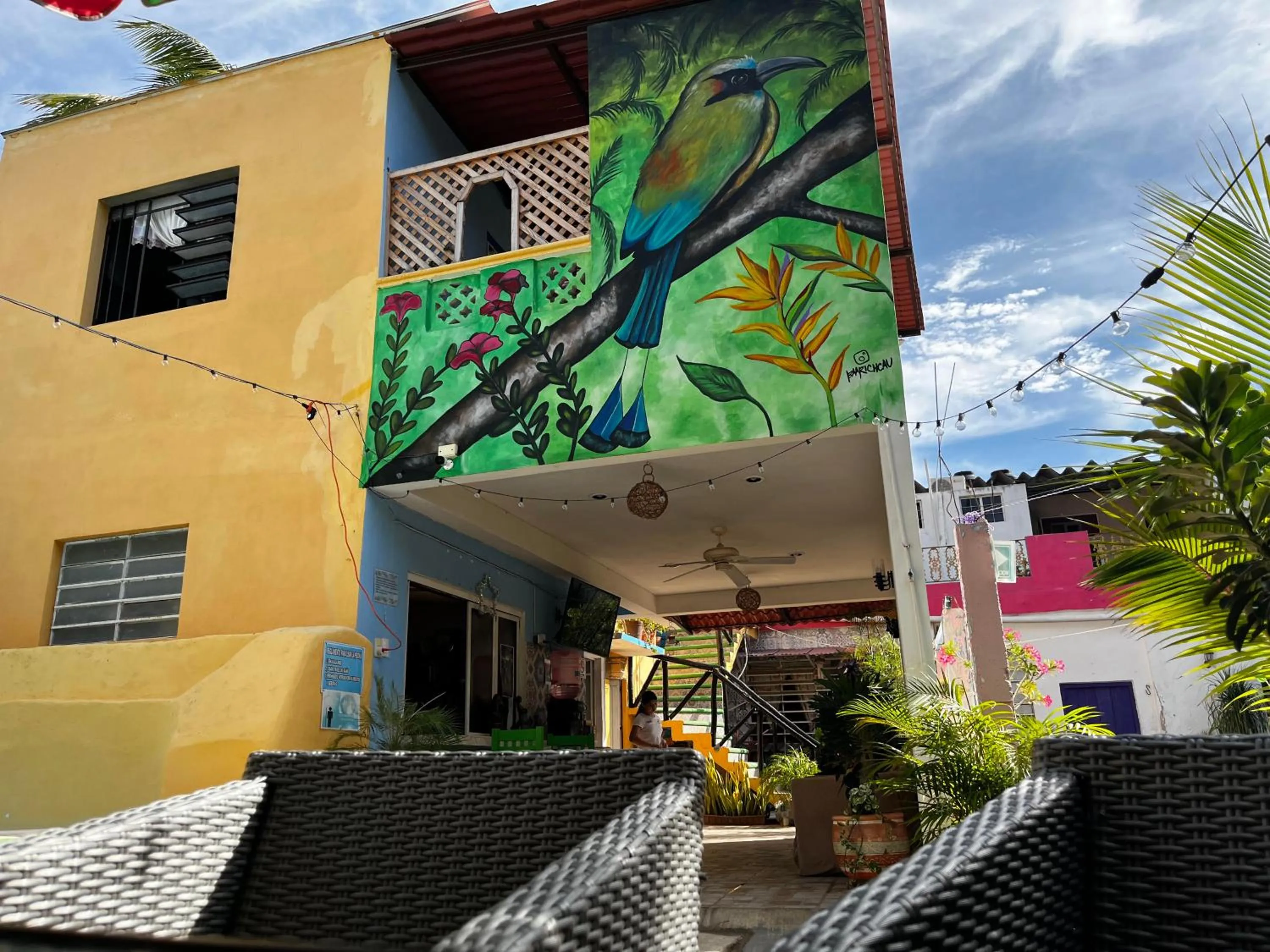 Garden view in Casona del Negro Aguilar