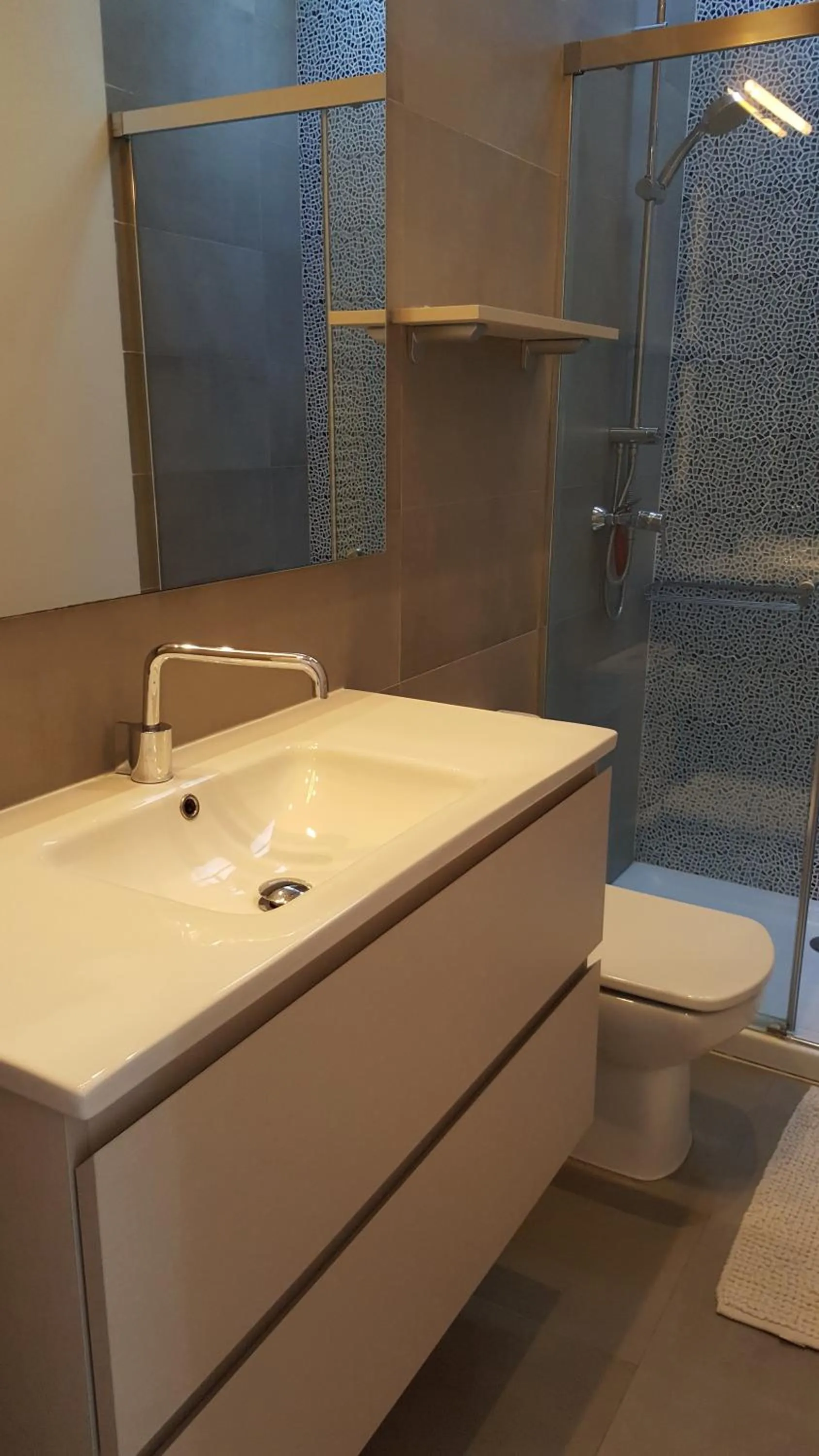 Bathroom in The Sky Attic Apartment