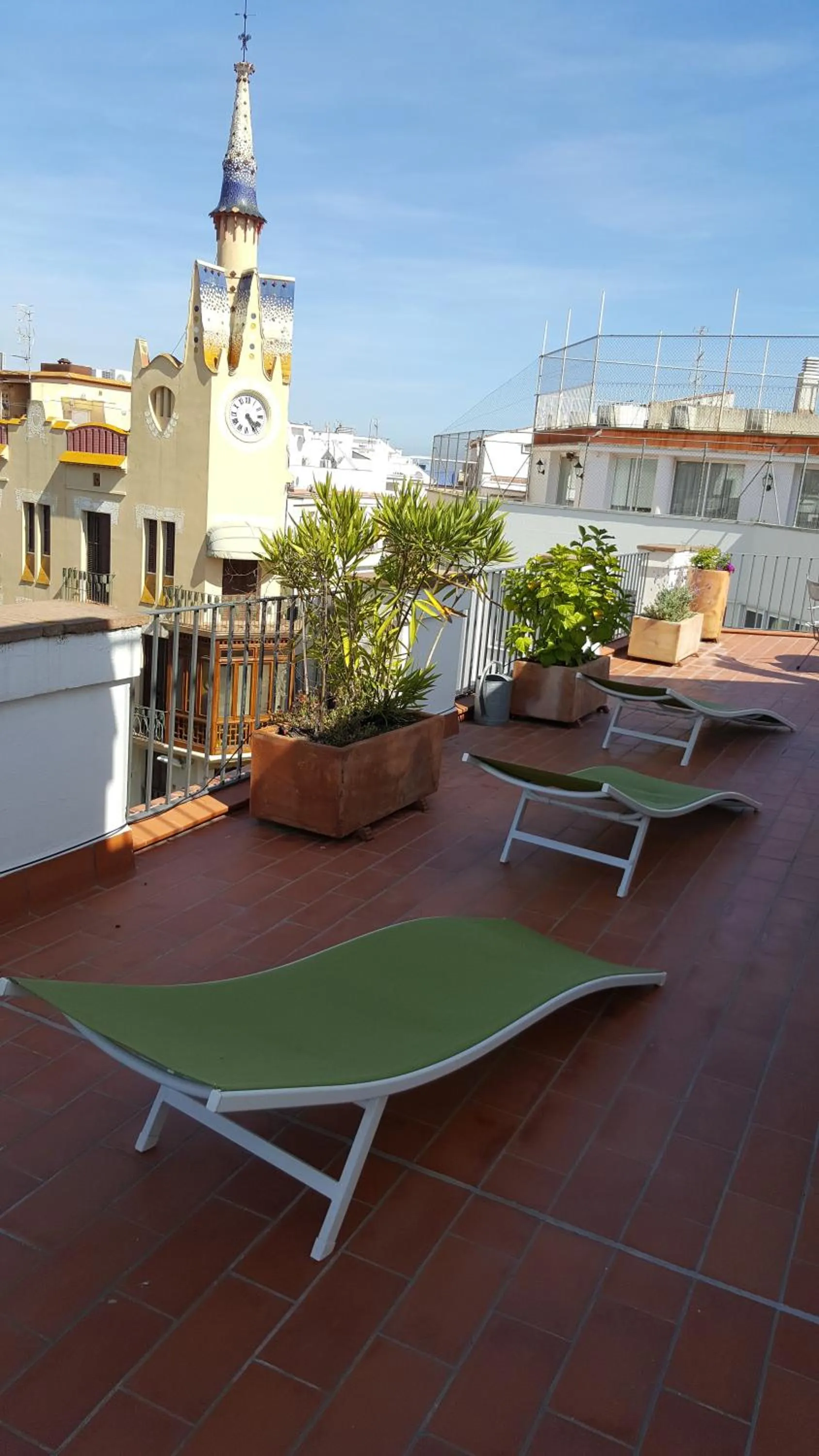 Balcony/Terrace in The Sky Attic Apartment