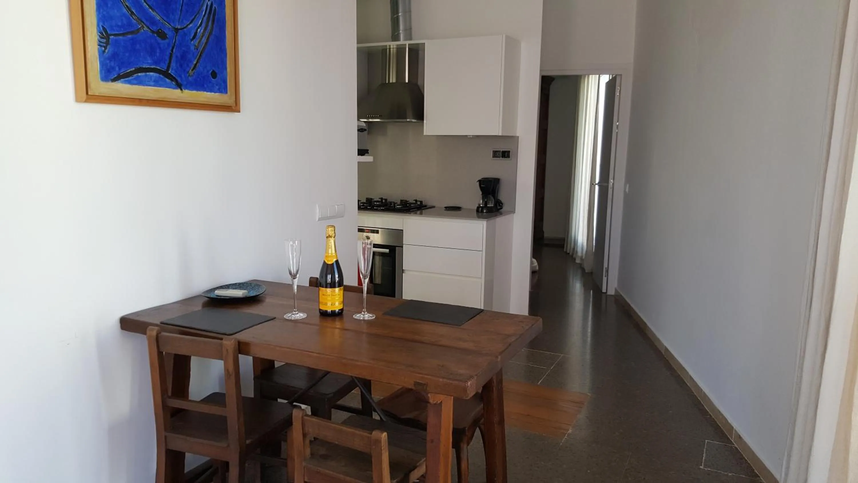 Dining area in The Sky Attic Apartment