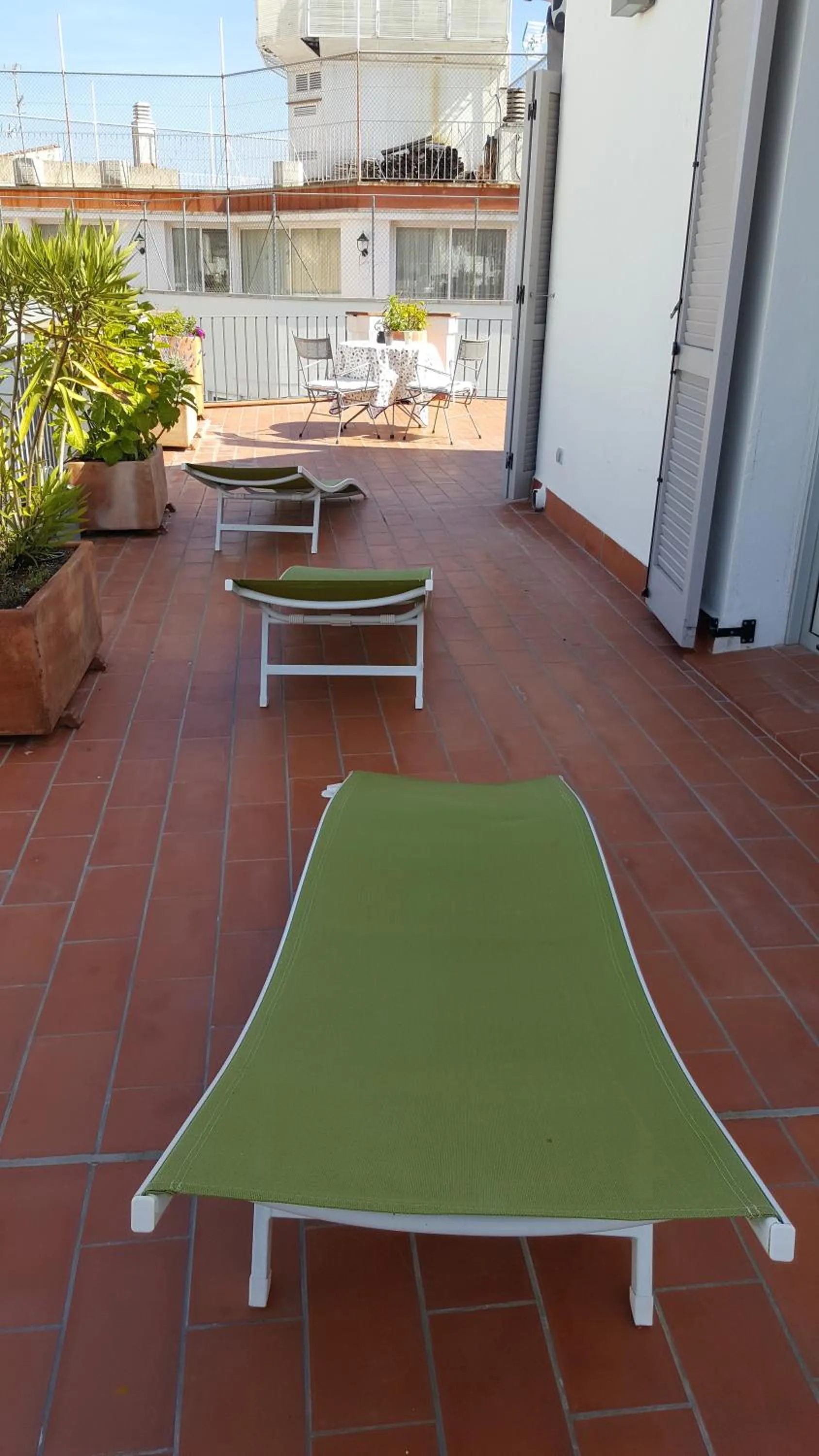 Balcony/Terrace in The Sky Attic Apartment