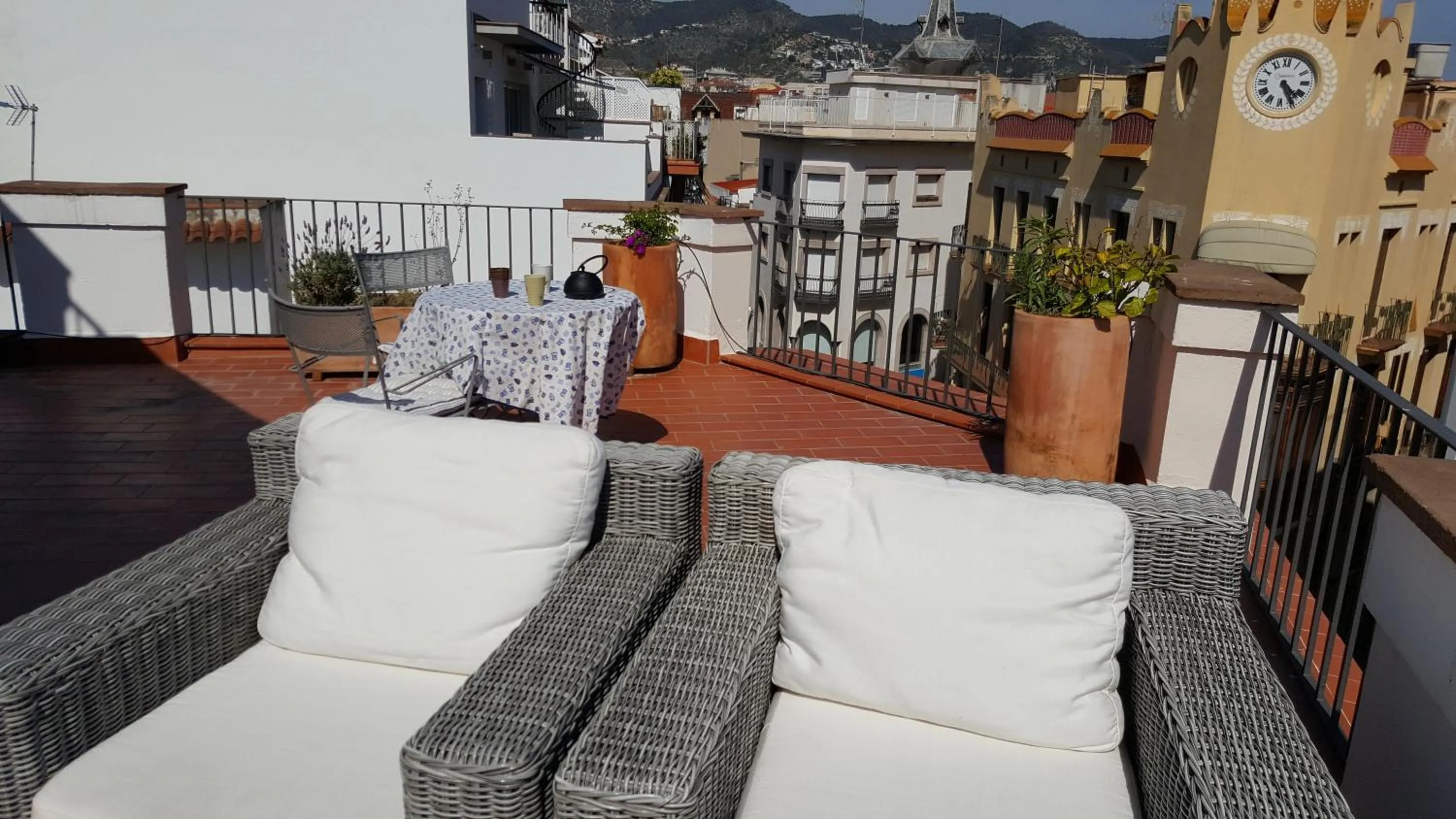 Balcony/Terrace in The Sky Attic Apartment