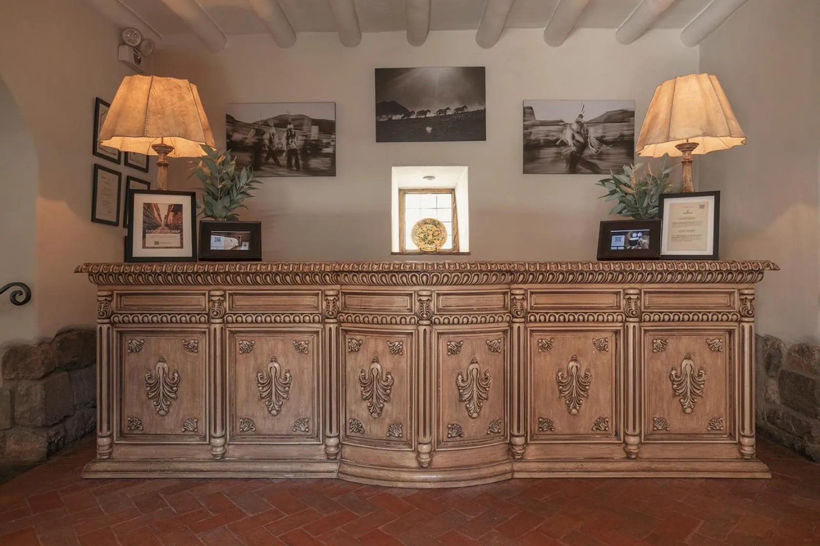 Lobby or reception in Antigua Casona San Blas