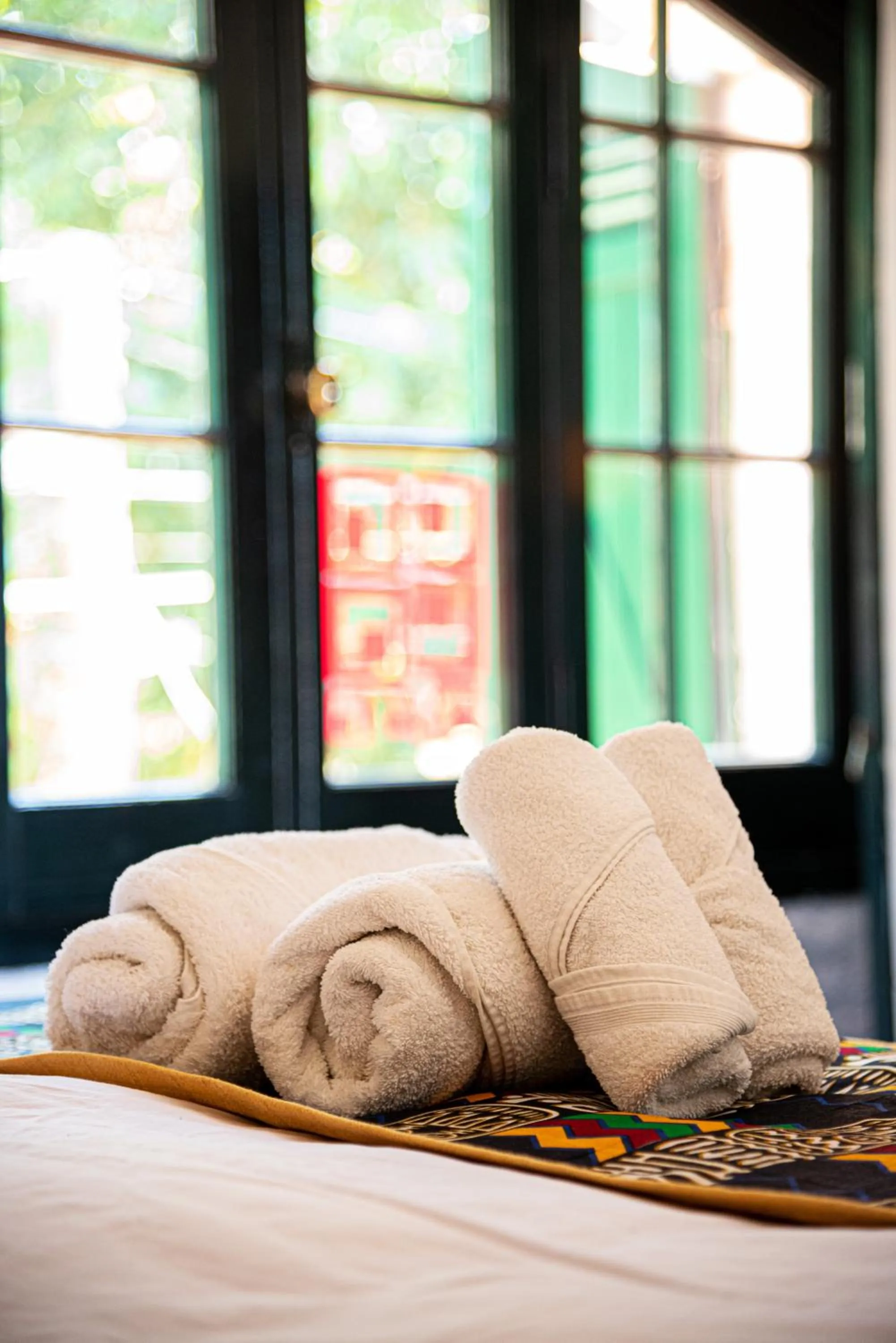 Bed in Santoral Restaurante y Posada Pet Friendly