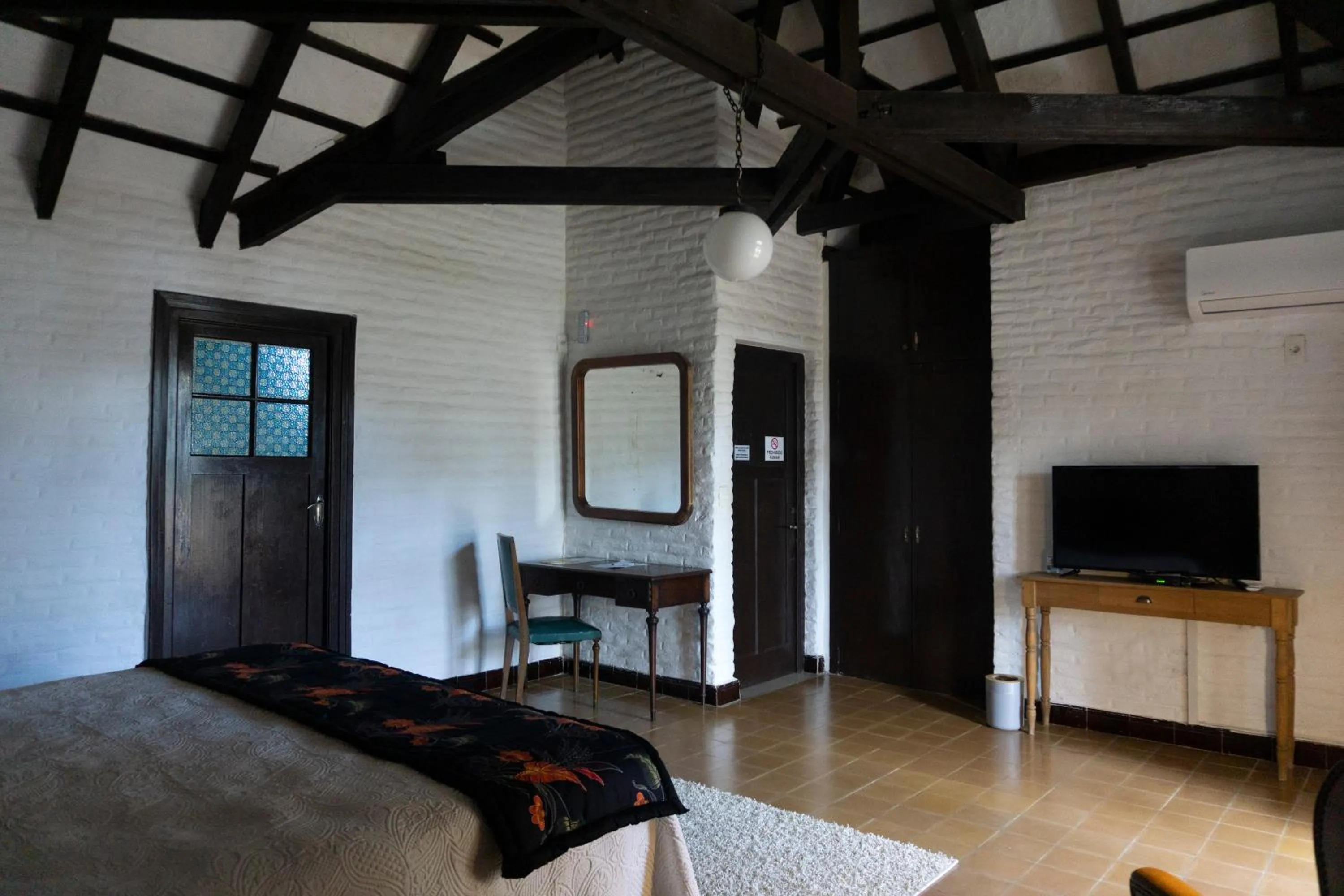 Bed in Santoral Restaurante y Posada Pet Friendly