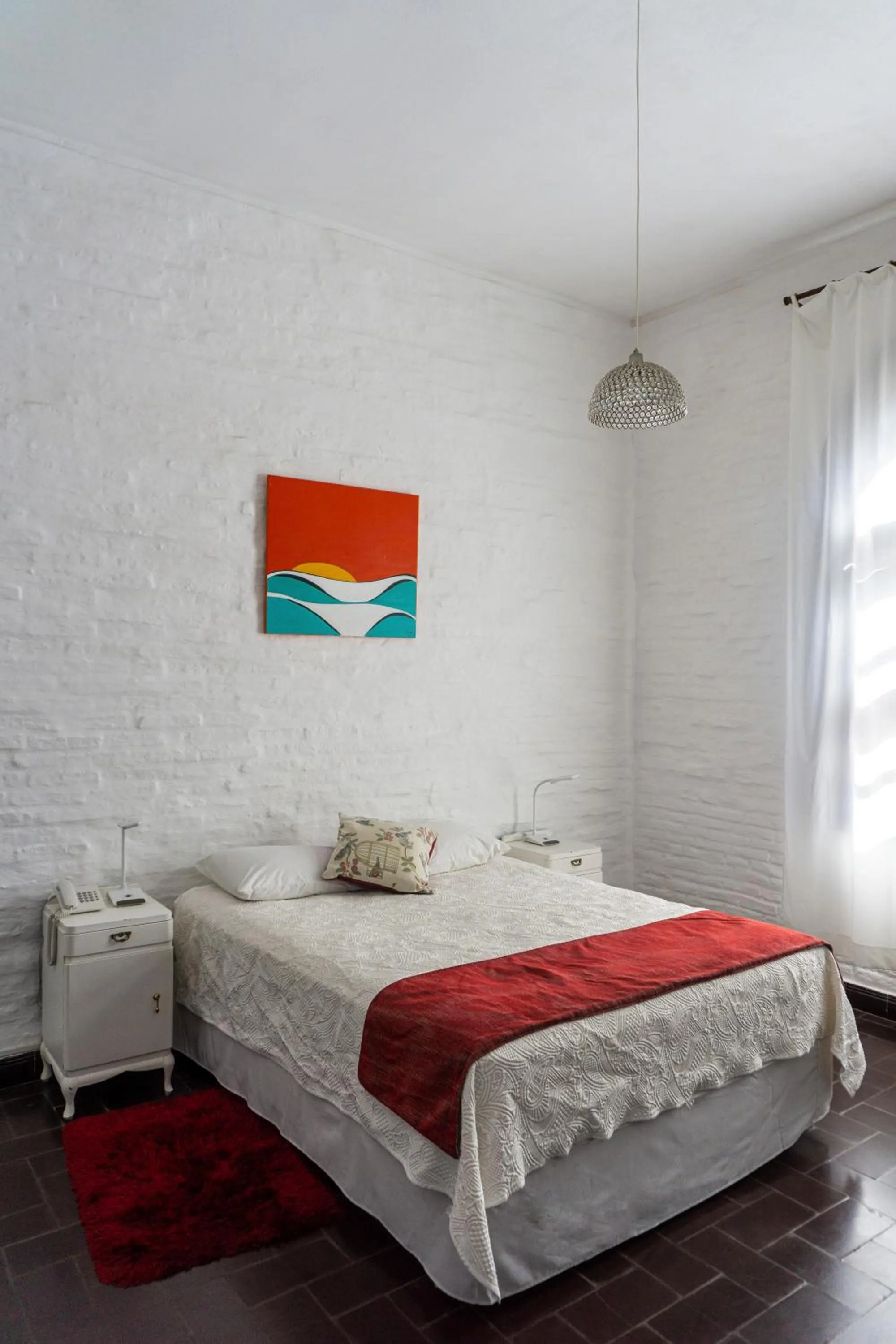 Bed in Santoral Restaurante y Posada Pet Friendly