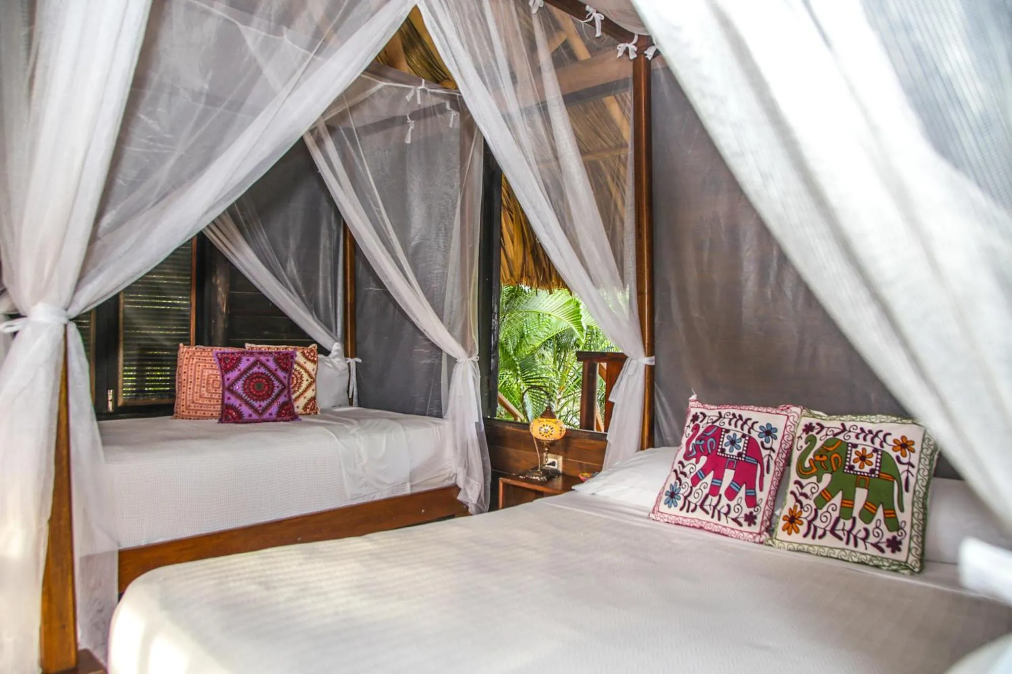 Bedroom, Bed in Villa Tayrona
