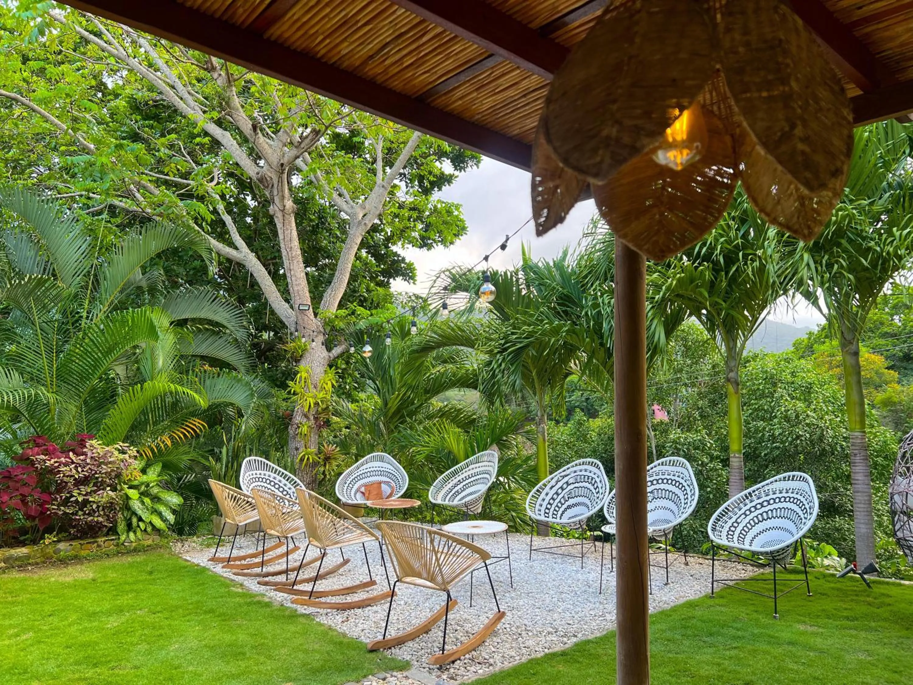 Garden view in Villa Tayrona