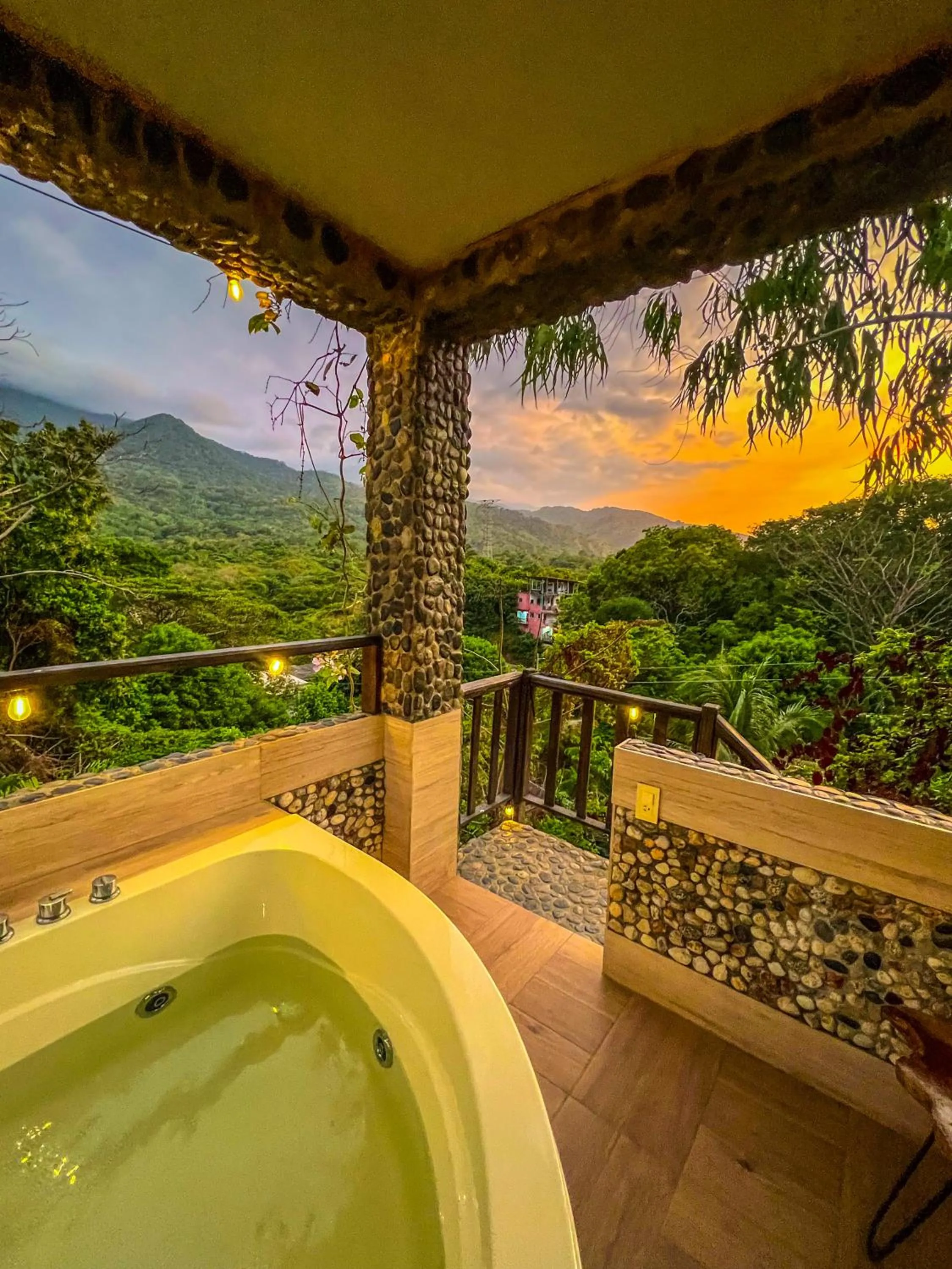 Open Air Bath in Villa Tayrona