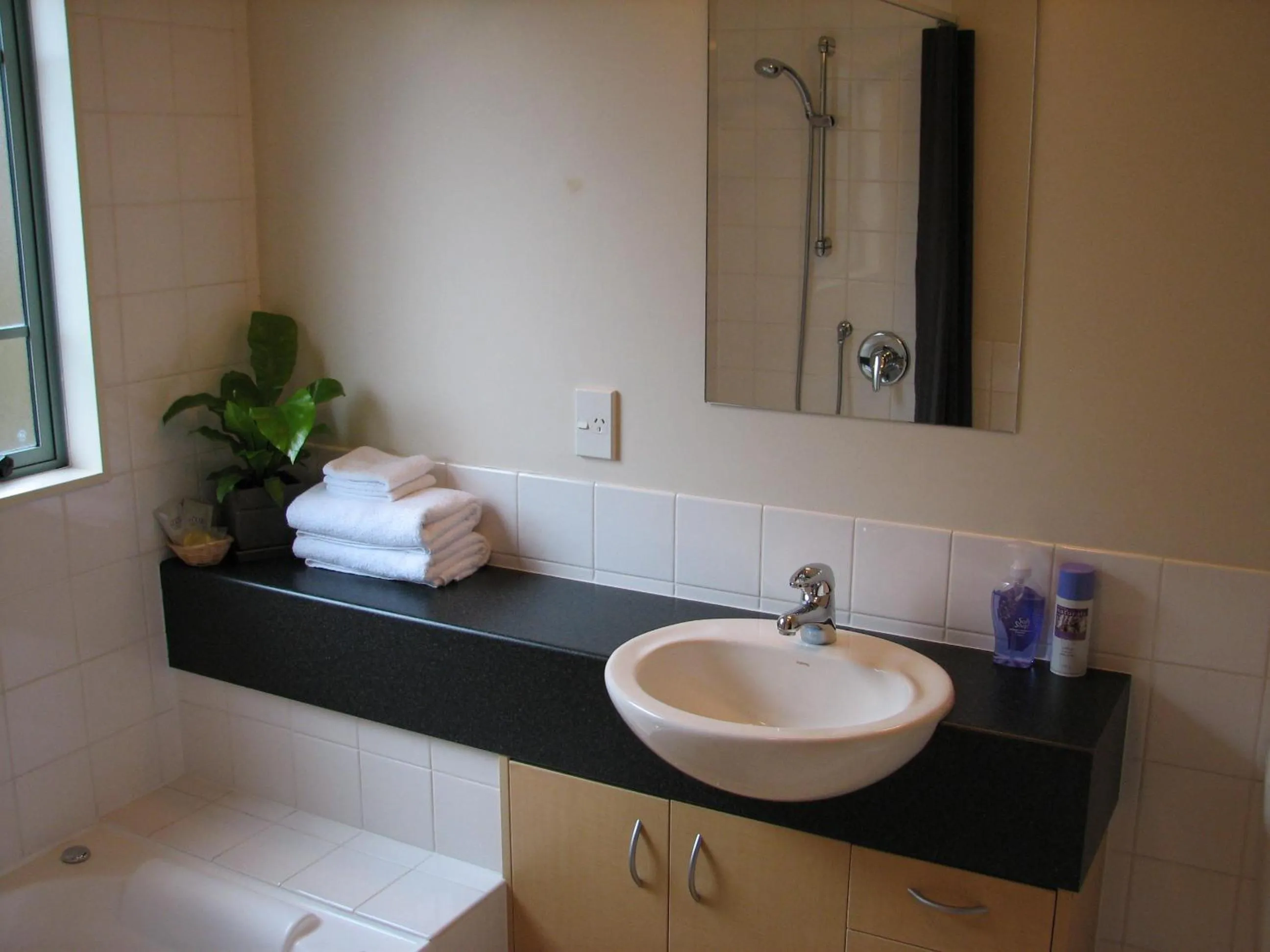 Bathroom in Denton Park Motel