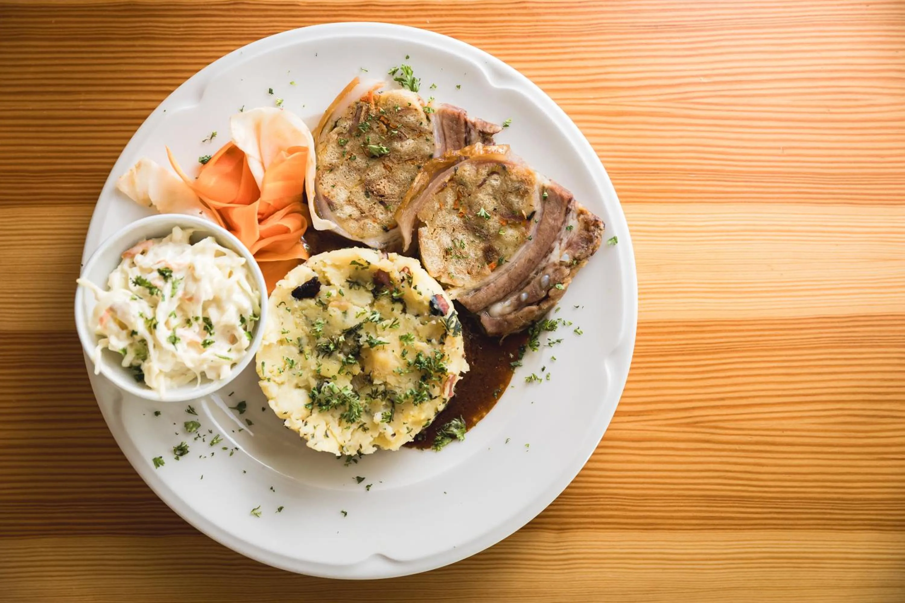 Food in Hotel Orlík