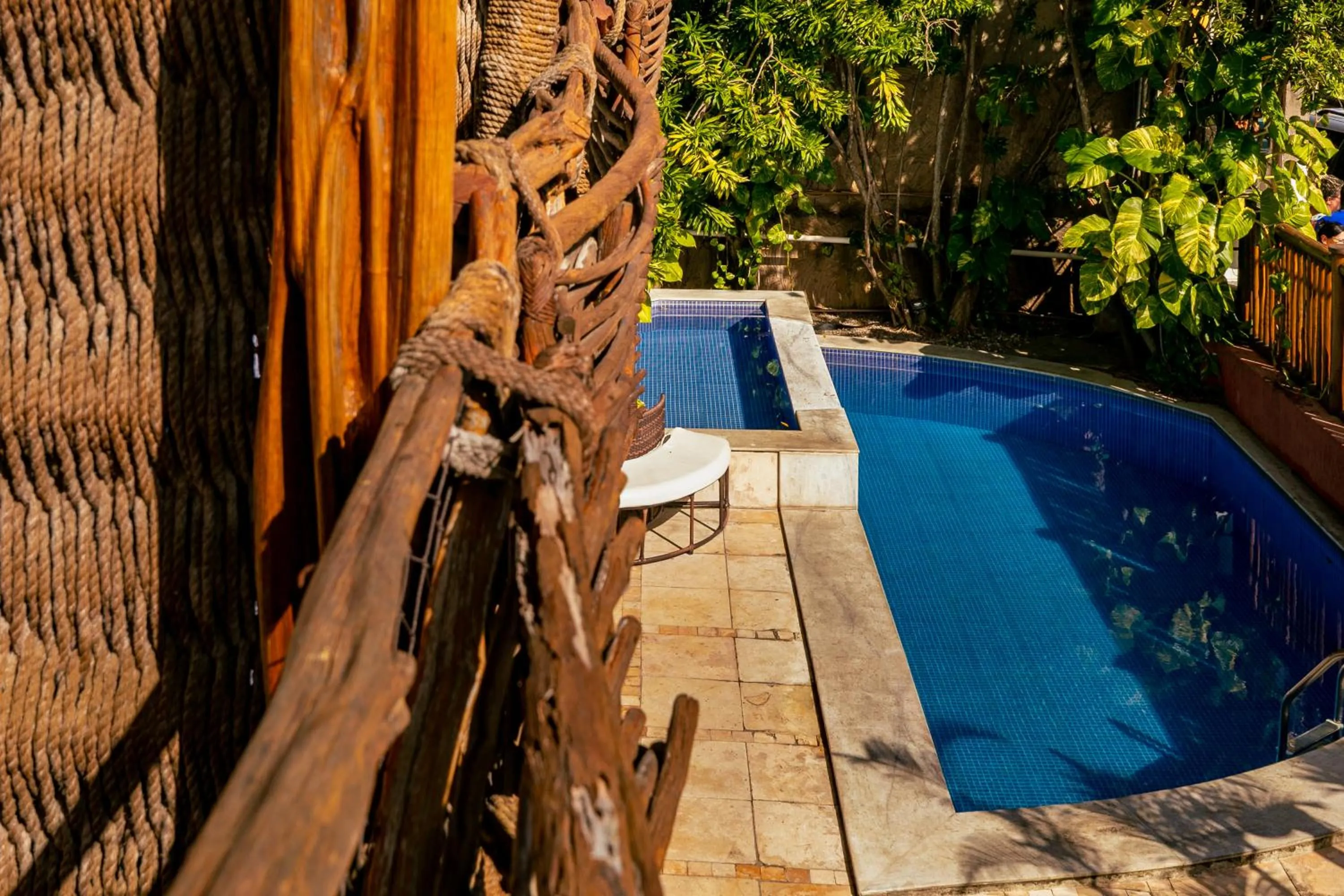 Pool view in Safari Natal Beach Hotel