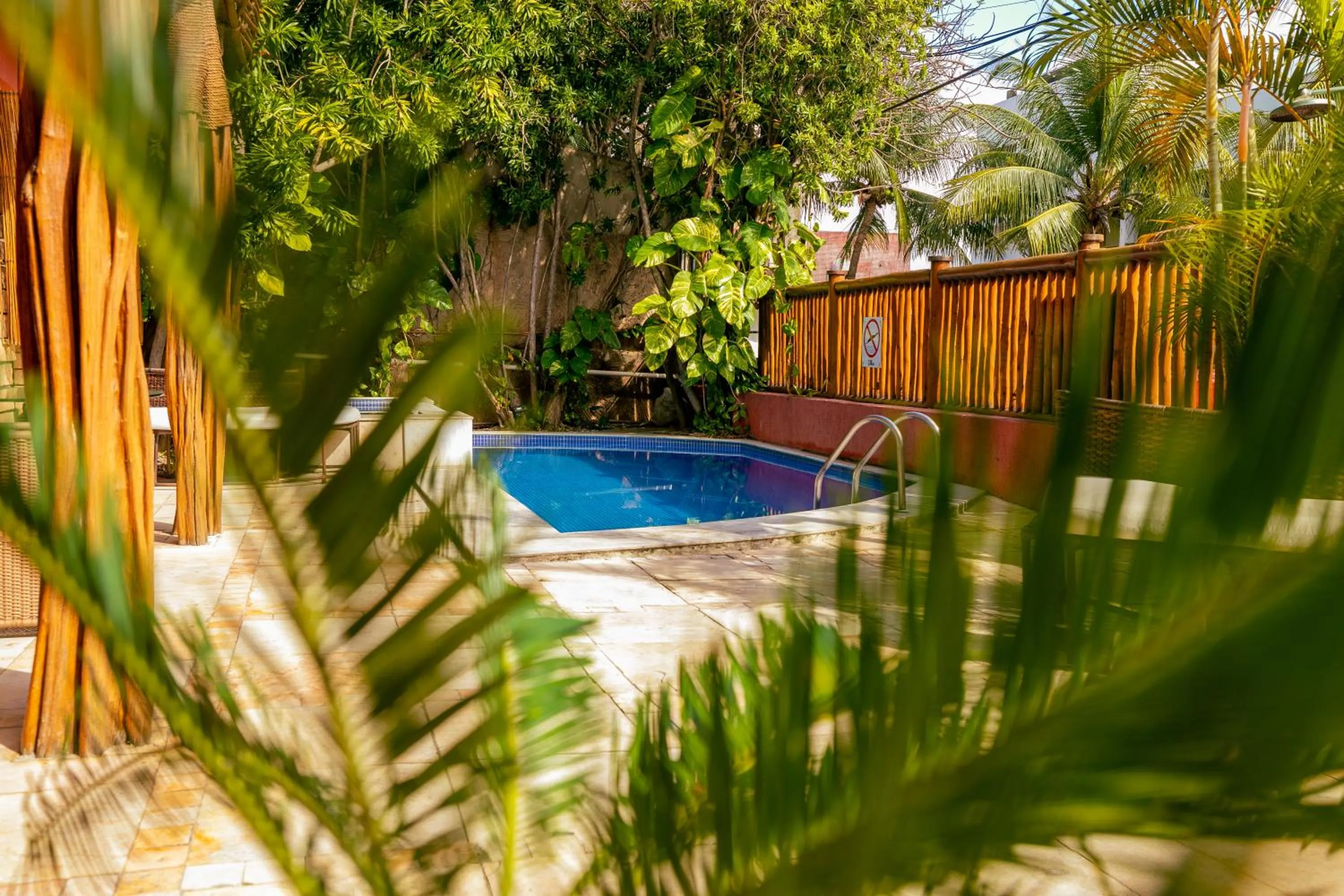 Pool view in Safari Natal Beach Hotel
