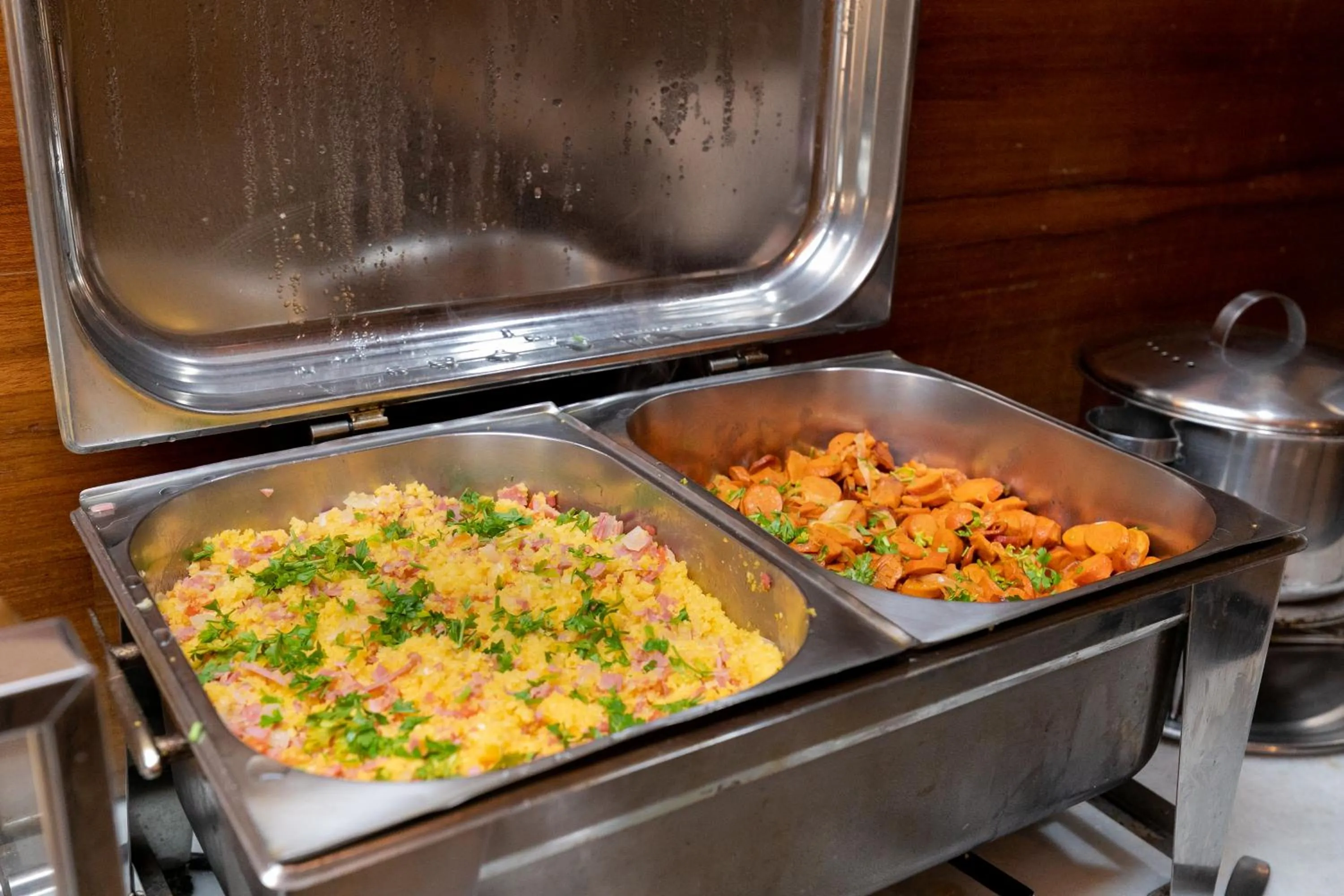 Buffet breakfast in Safari Natal Beach Hotel