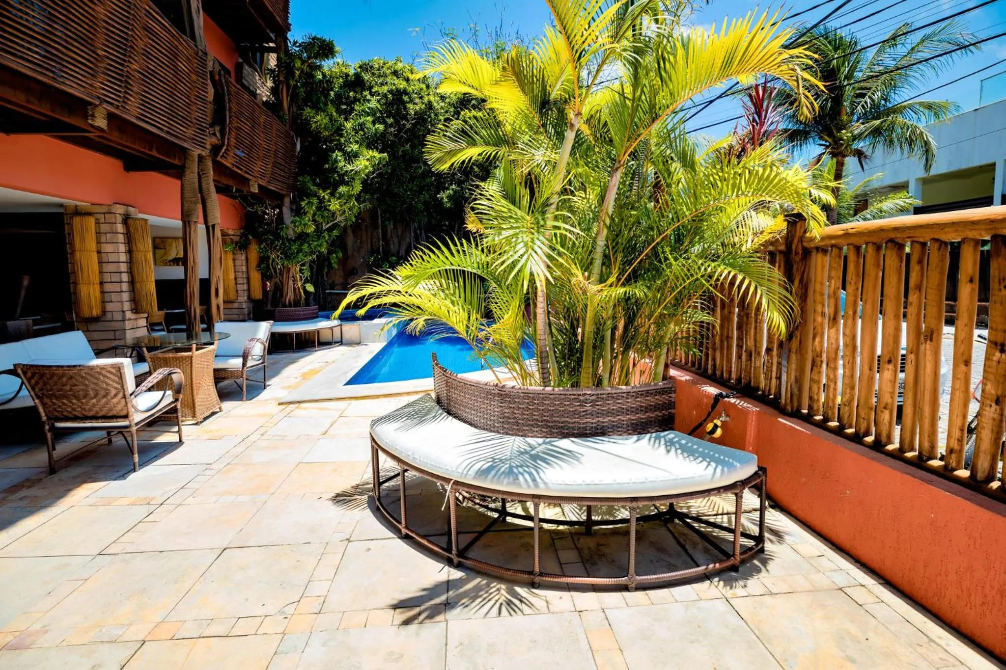 Patio in Safari Natal Beach Hotel