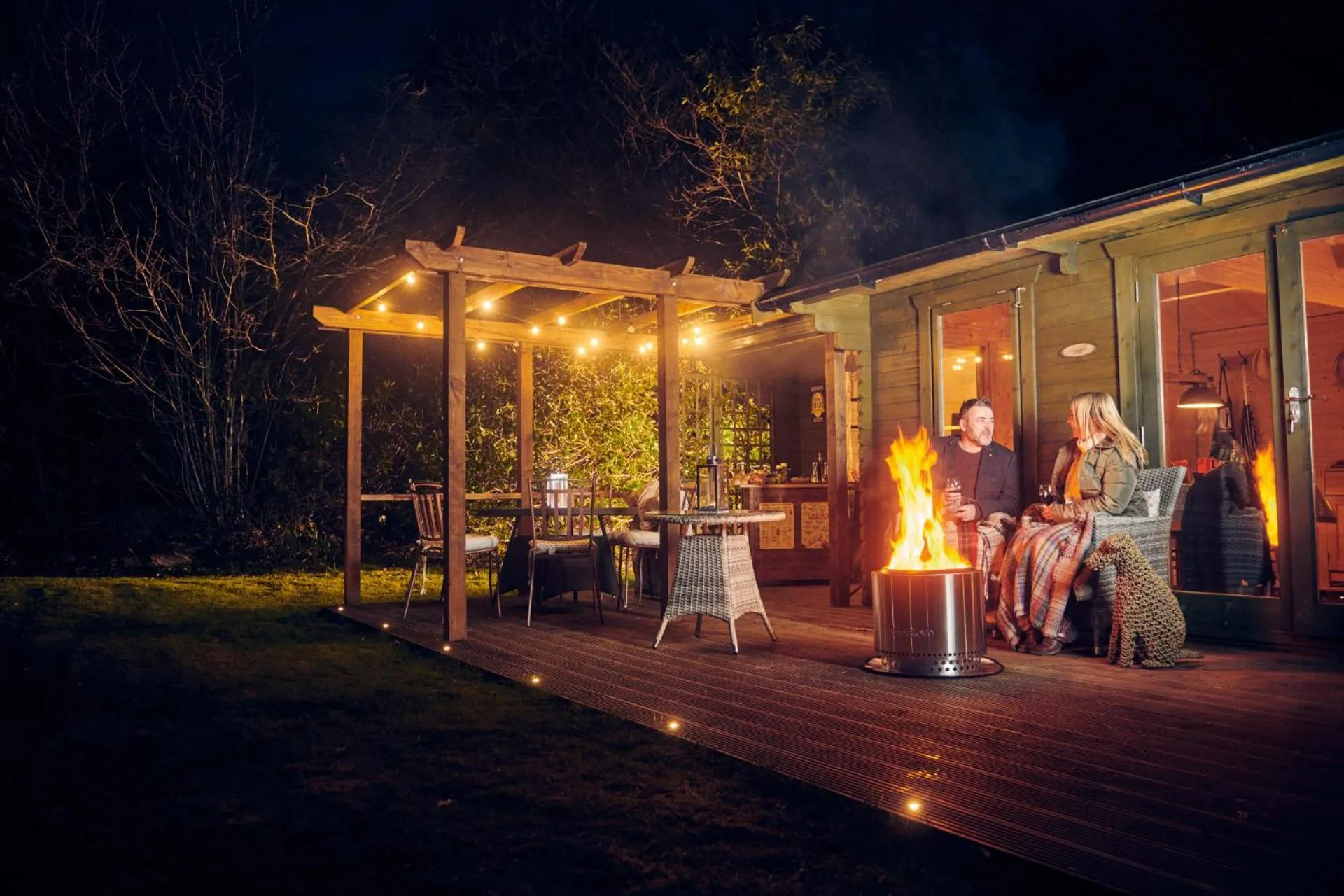 BBQ facilities in Glangwili Mansion - Luxury 5 star Bed & Breakfast