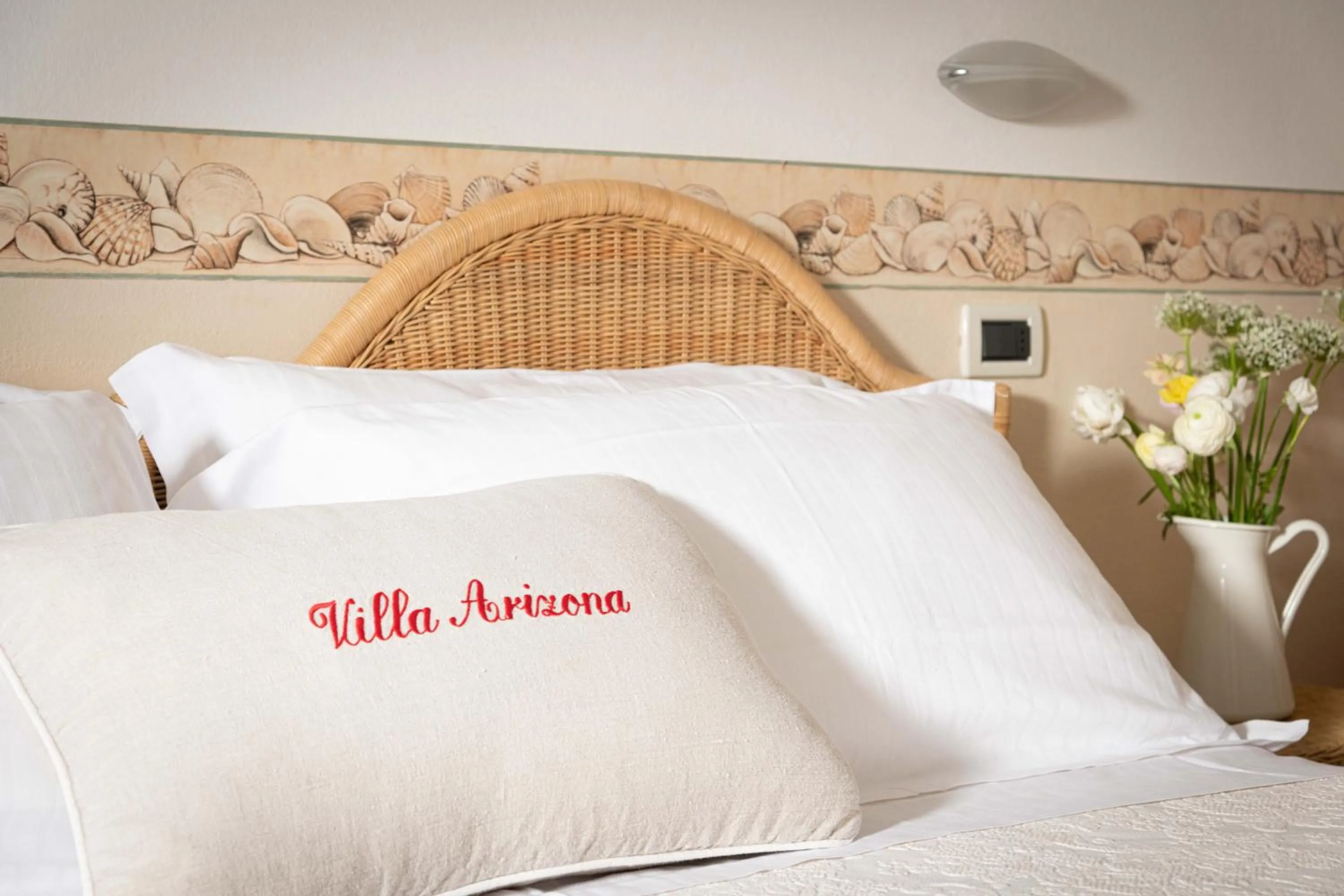 Decorative detail, Bed in Villa Arizona