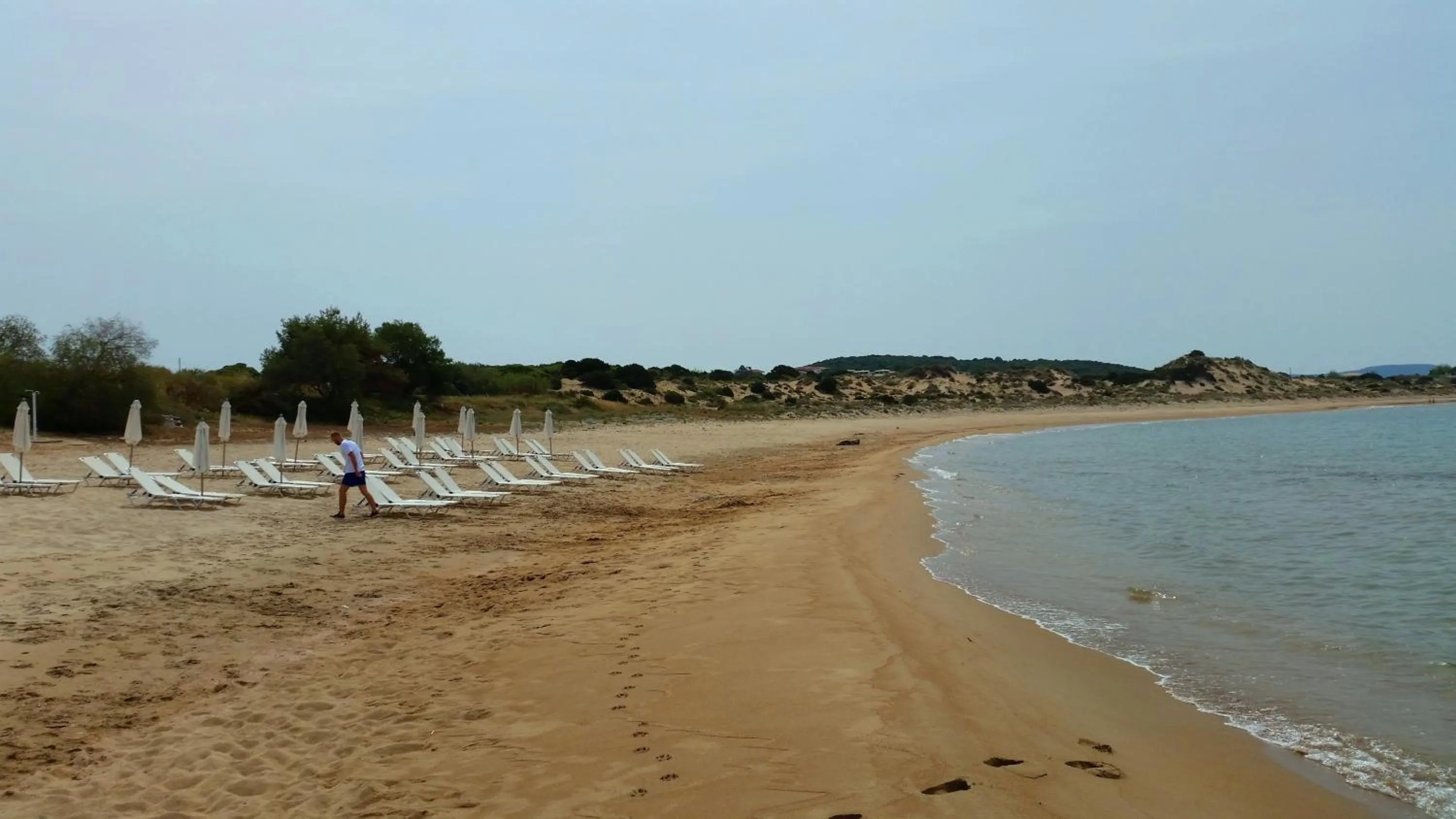 Beach in Romanos Beach Villas
