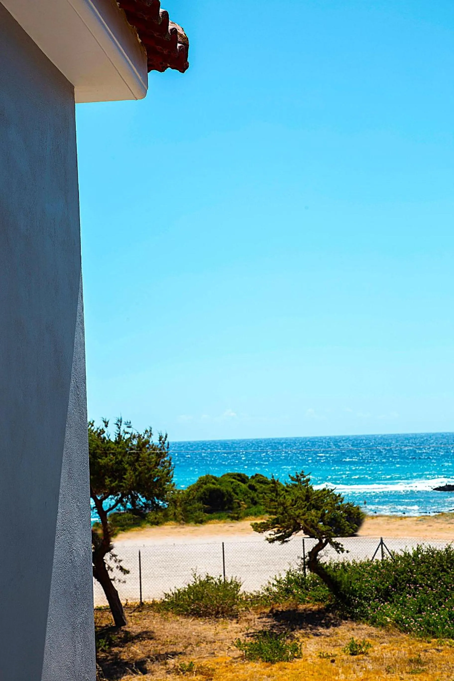 Bird's eye view in Romanos Beach Villas