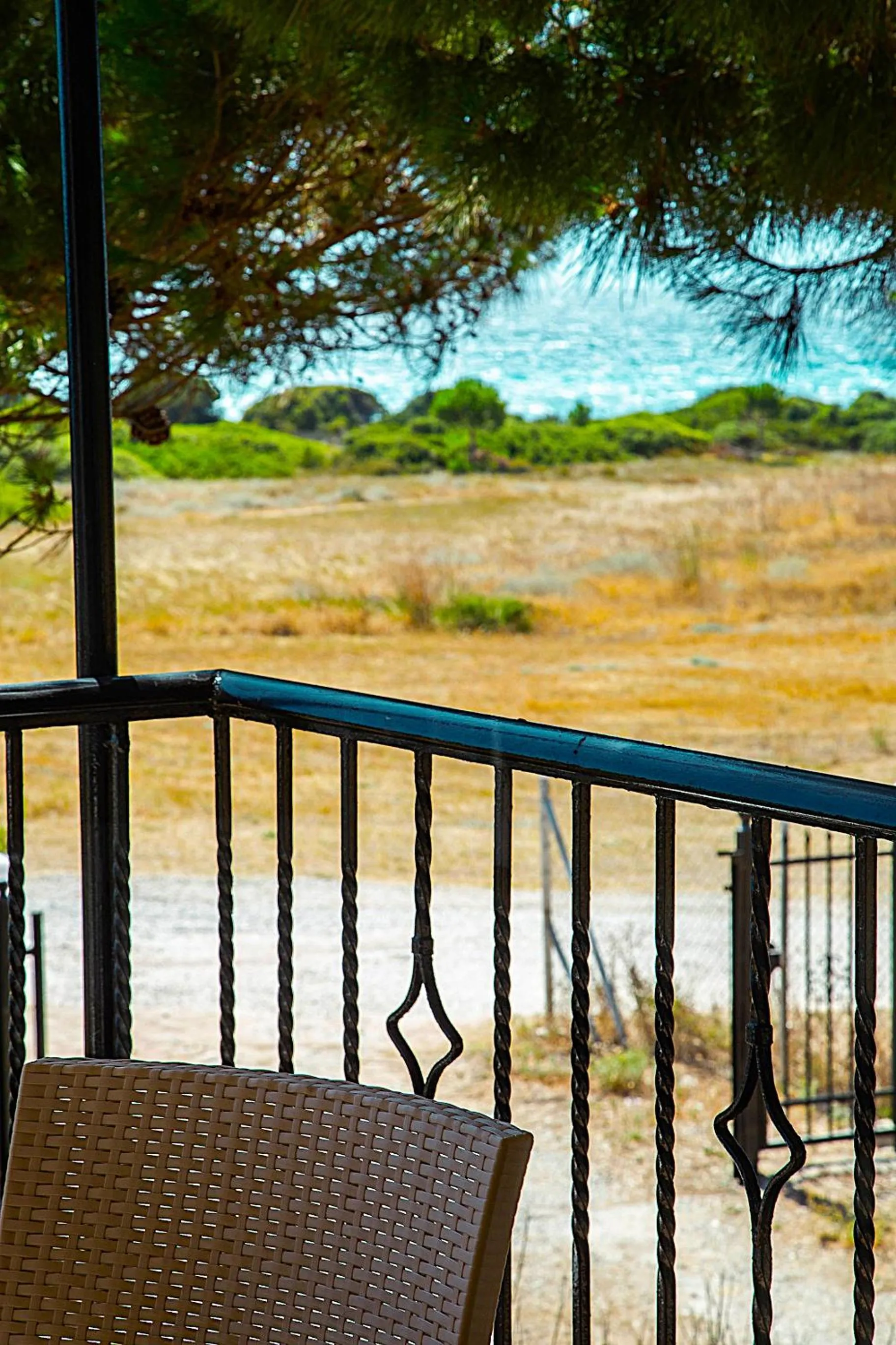 Balcony/Terrace in Romanos Beach Villas