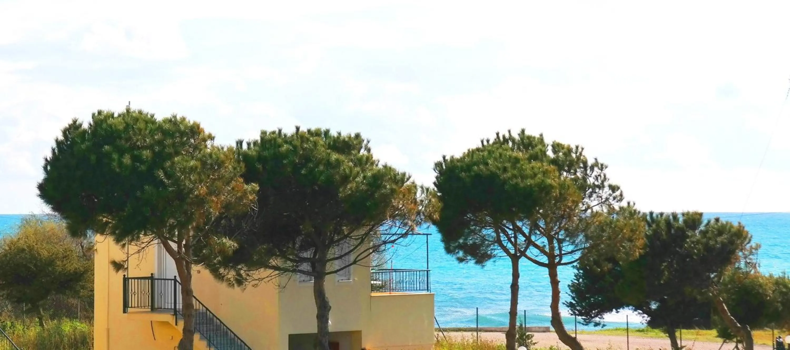 Natural landscape in Romanos Beach Villas